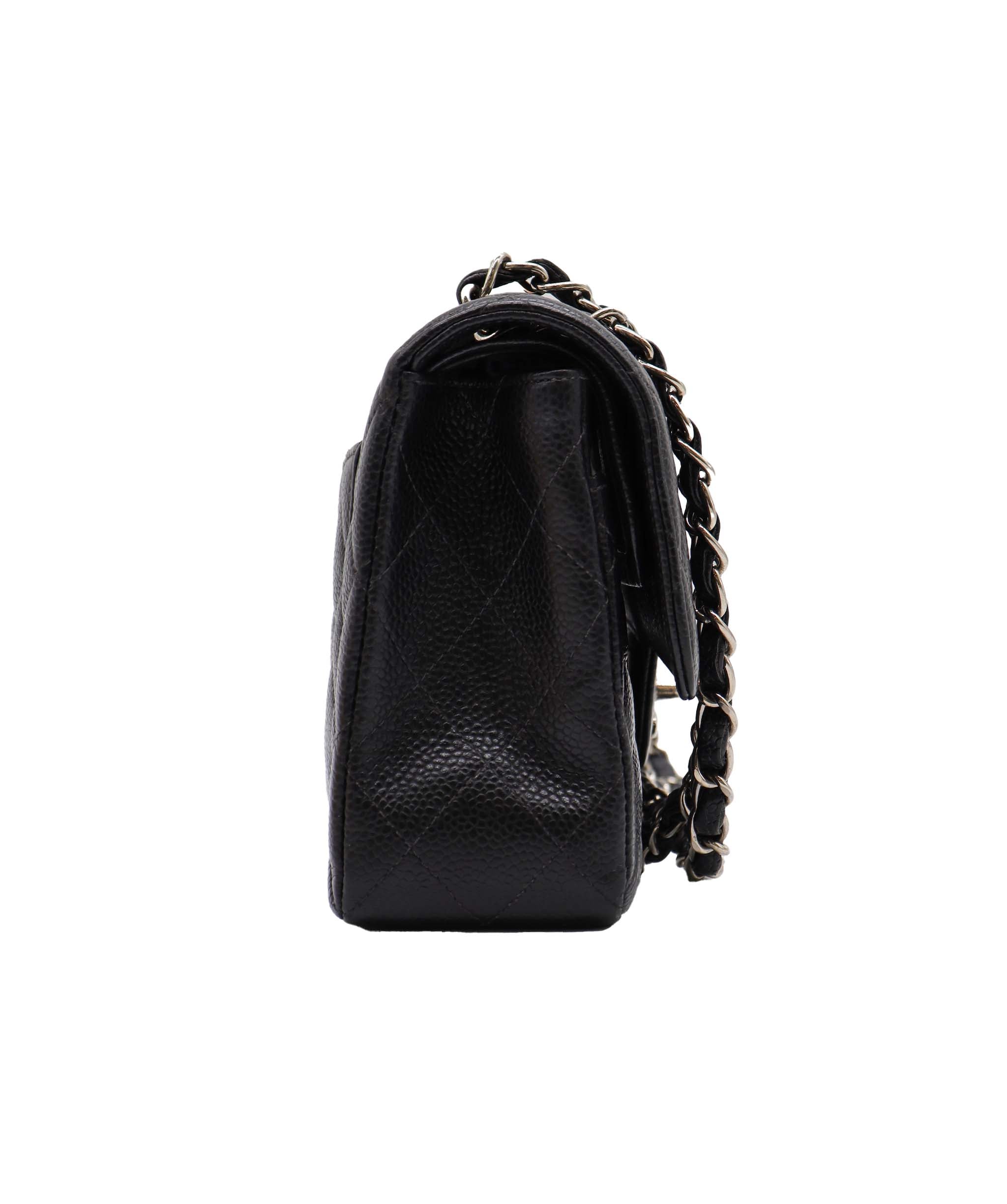 Chanel Classic Small Caviar SHW Black DXBS2343