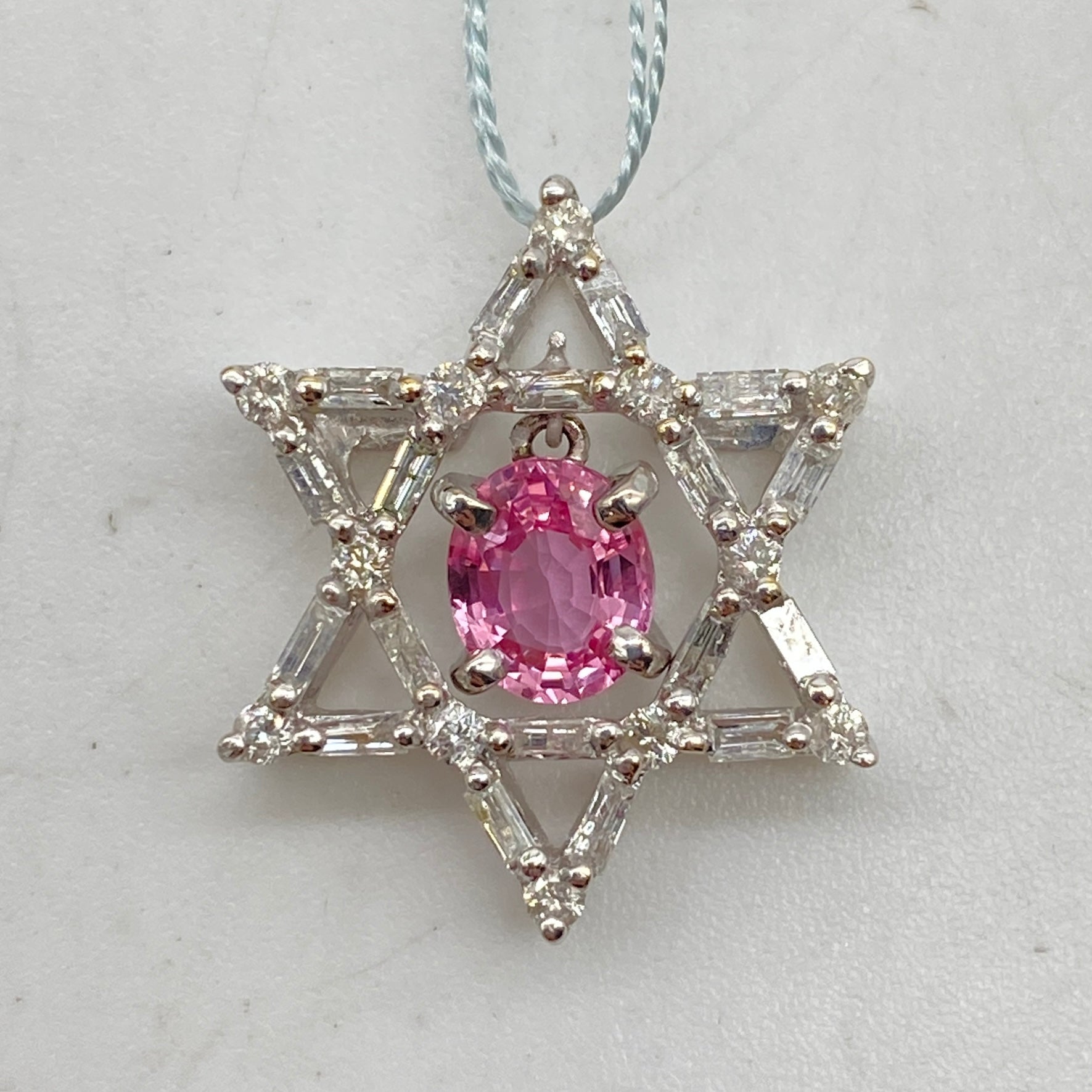 K18WG Sapphire Pendant Top S0.76 GRJSorting 59359