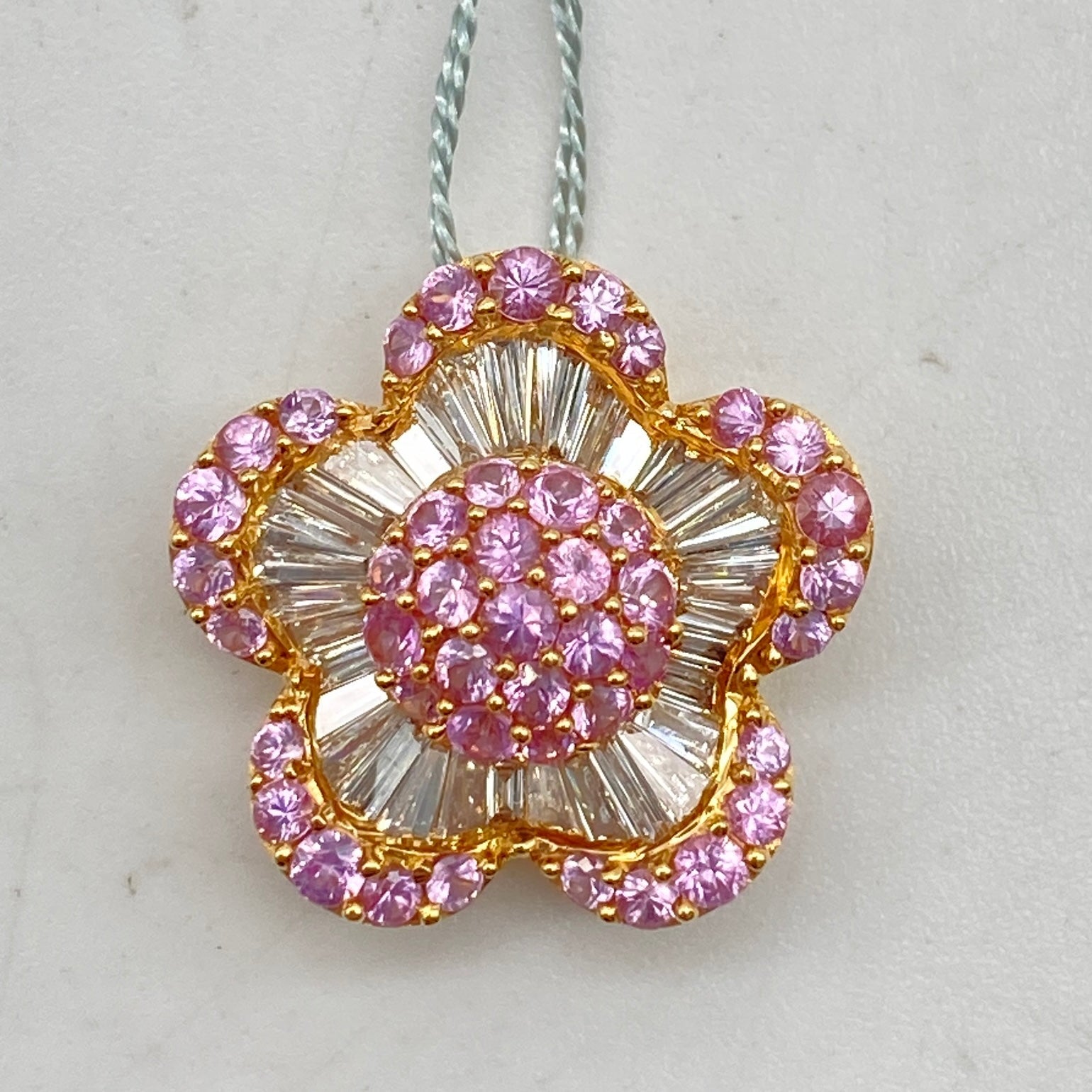 K18 Pink Sapphire Pen Top PS 58346