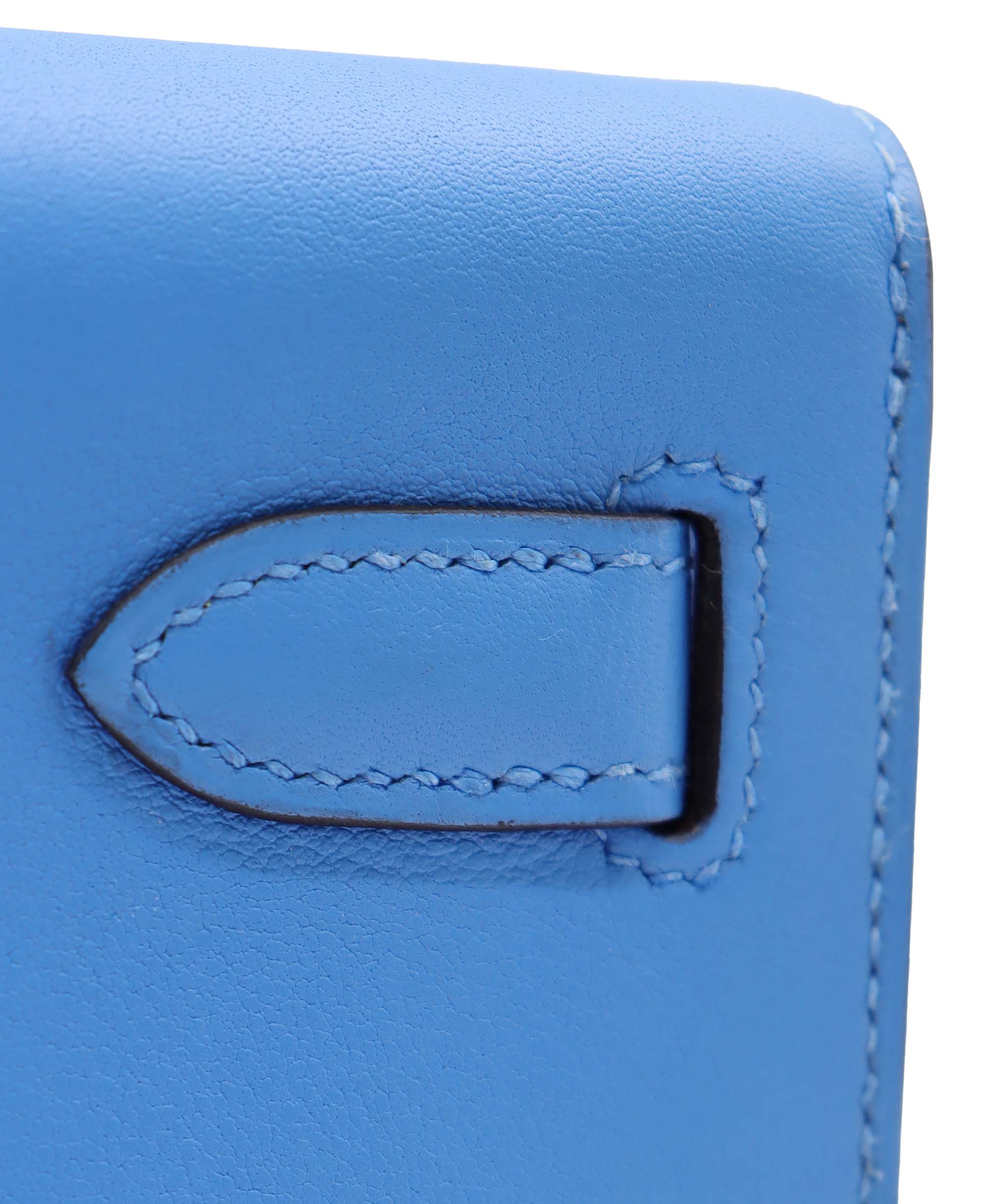 Hermes Kelly cut blue paradise PHW swift DXBS6334
