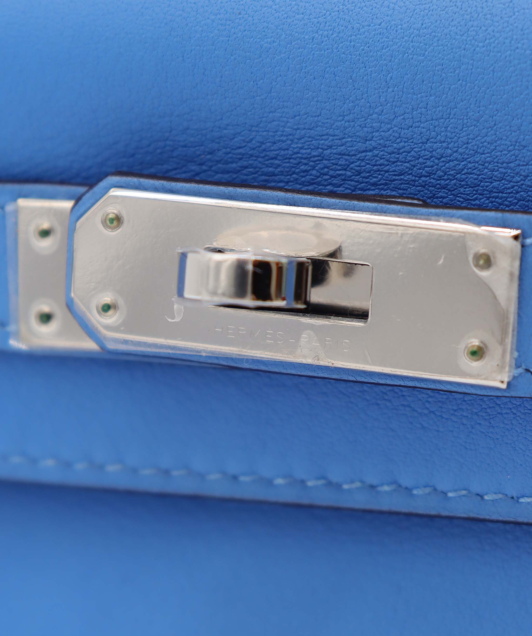 Hermes Kelly cut blue paradise PHW swift DXBS6334