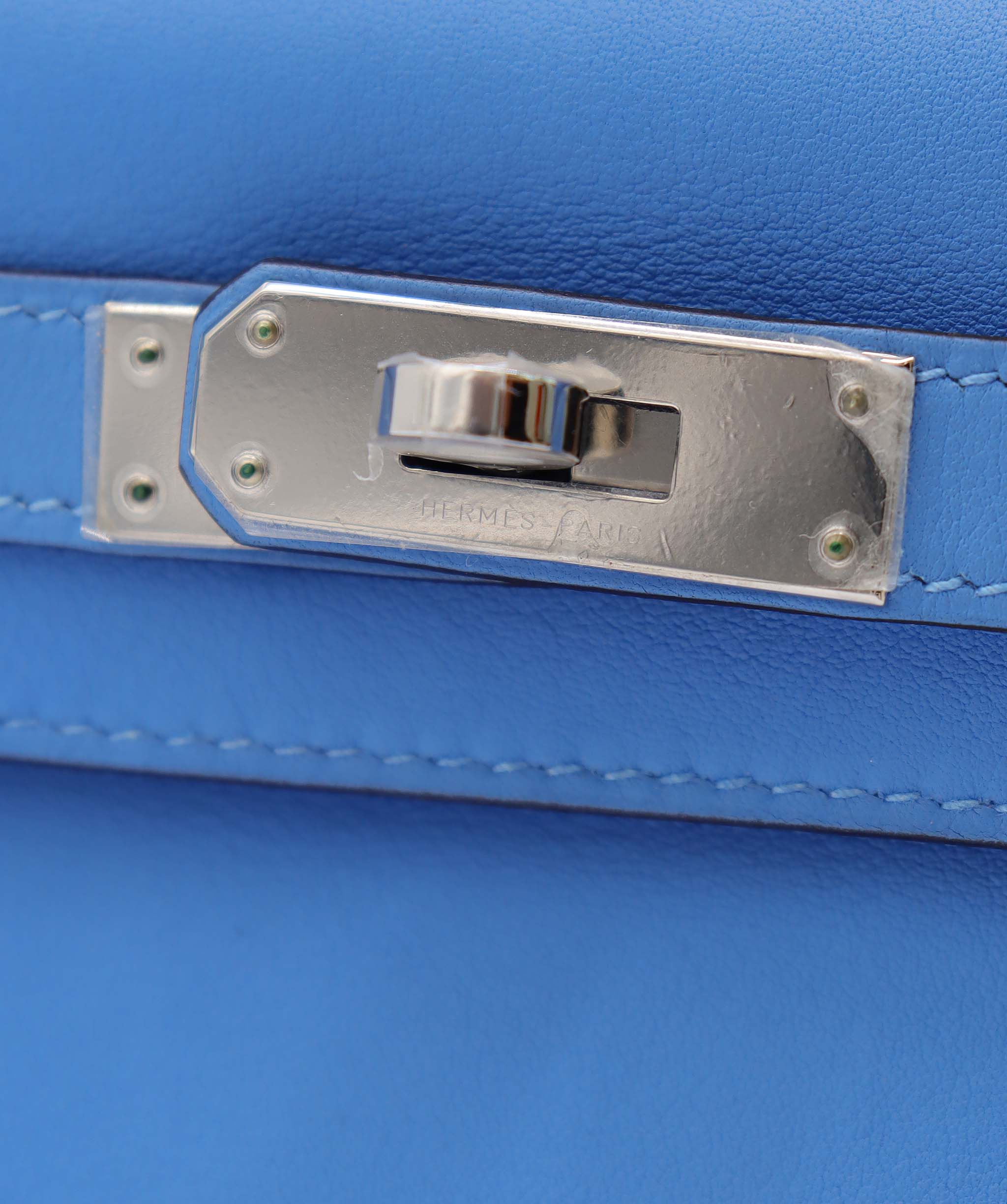 Hermes Kelly cut blue paradise PHW swift DXBS6334