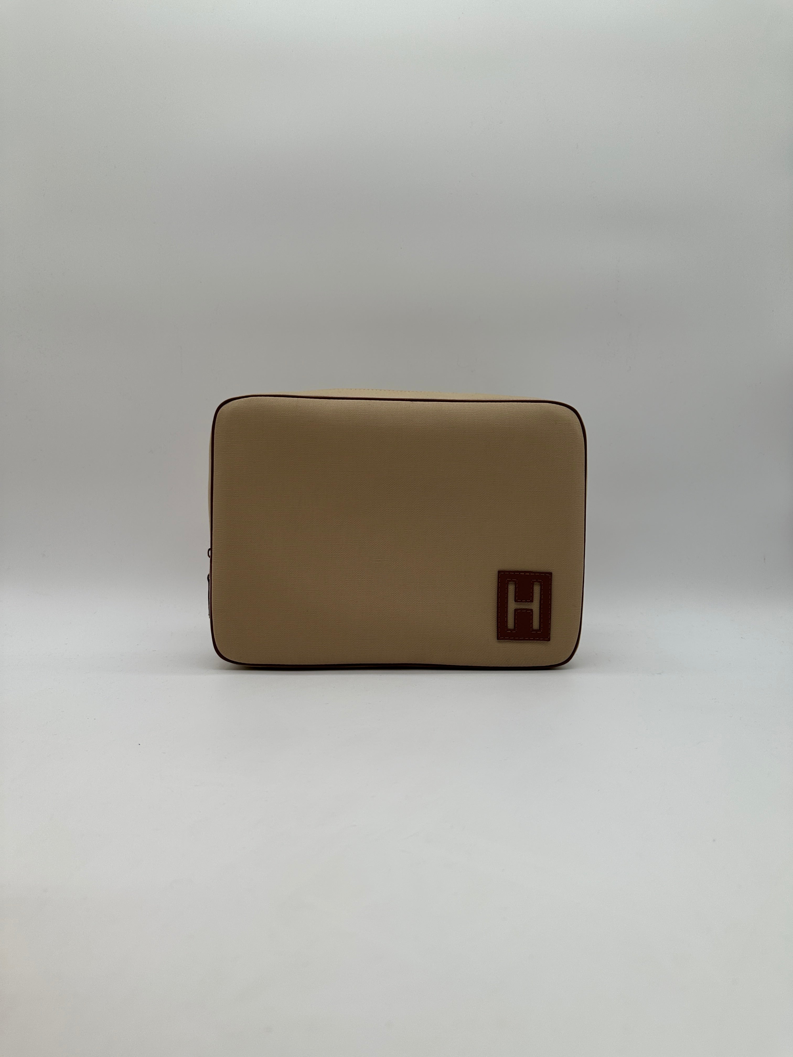 Hermès Trousse Chapitre GM Naturel