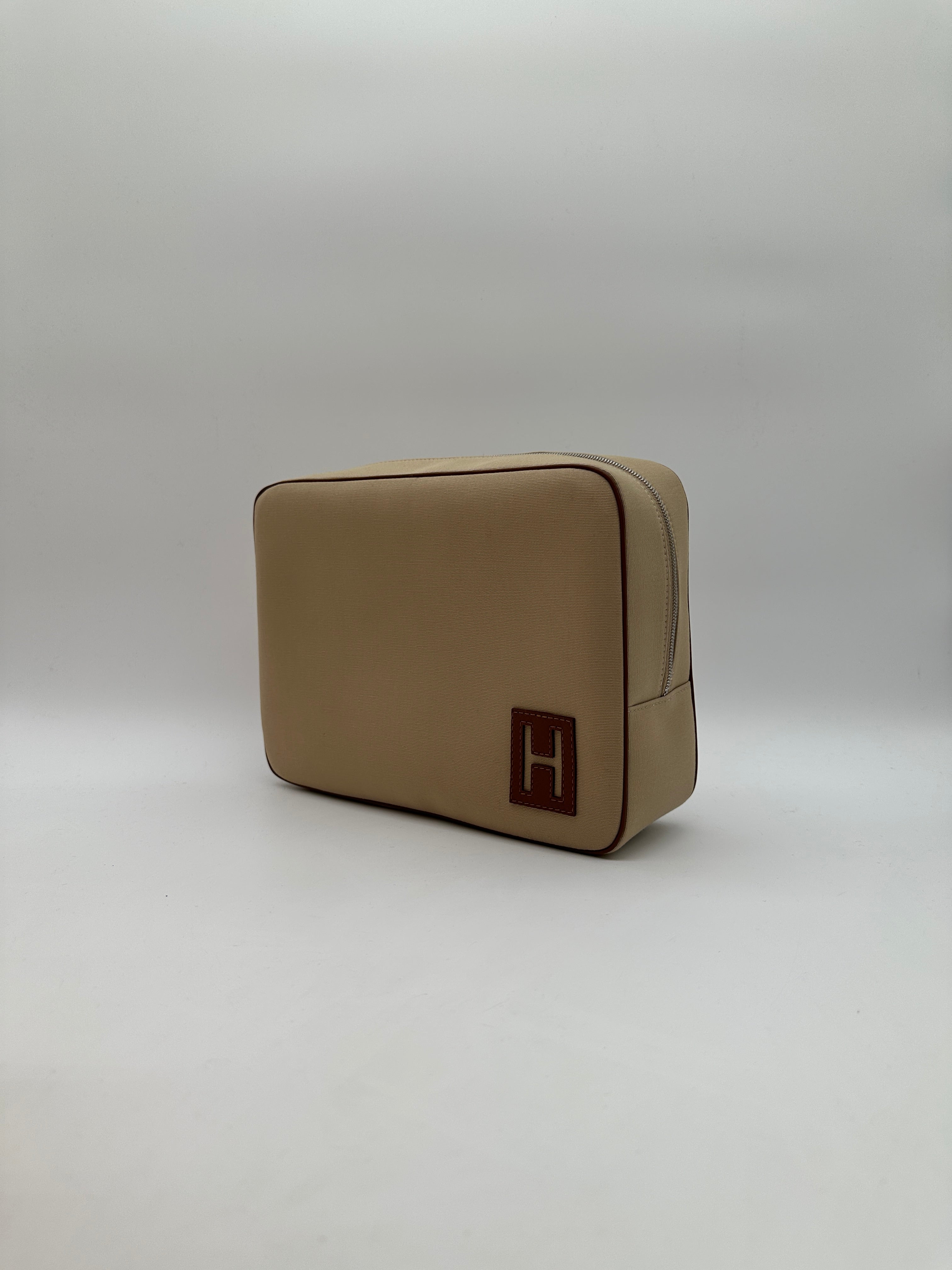Hermès Trousse Chapitre GM Naturel