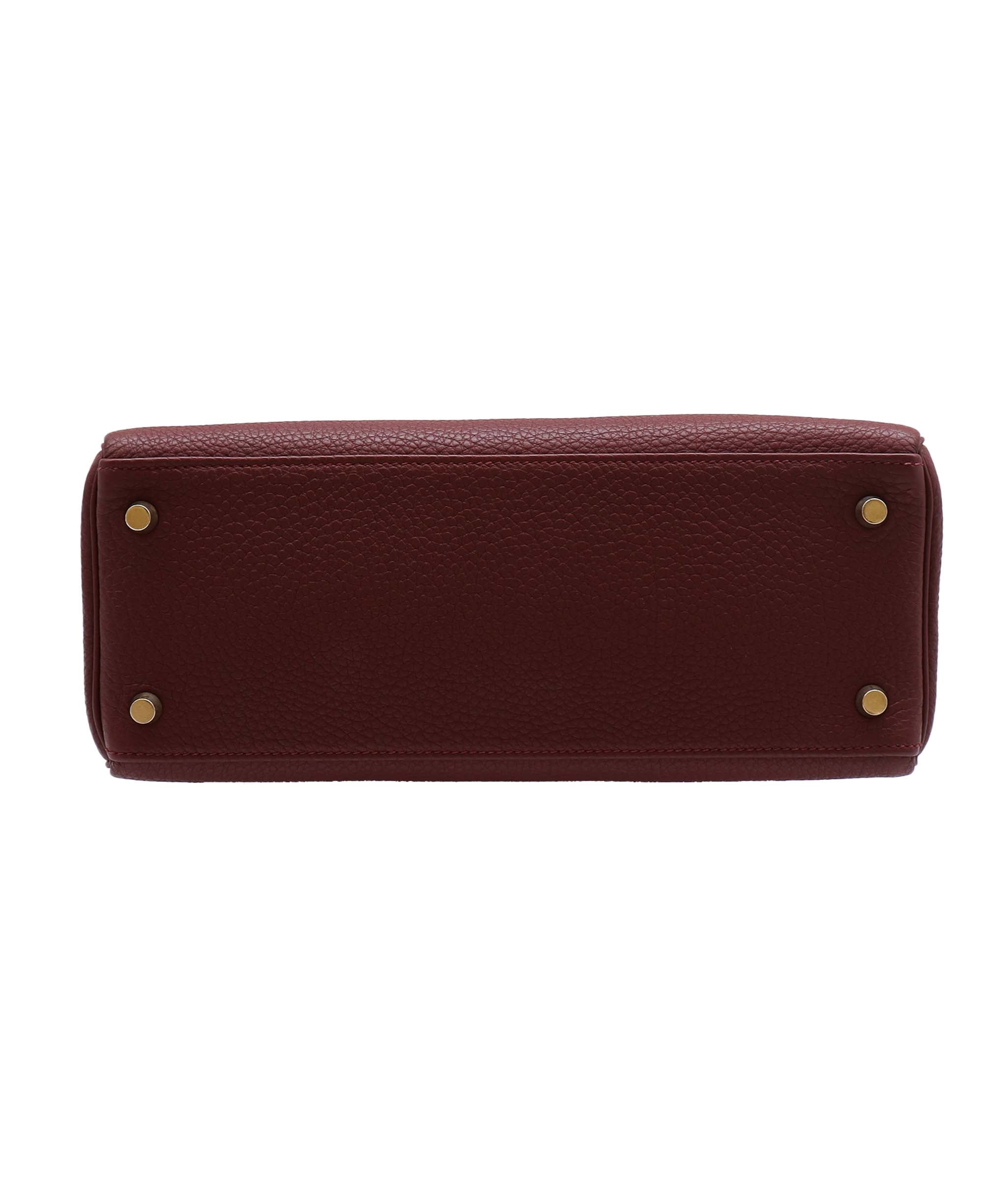 HERMES KELLY 28 TOGO  rouge H  □E -DXBS2890