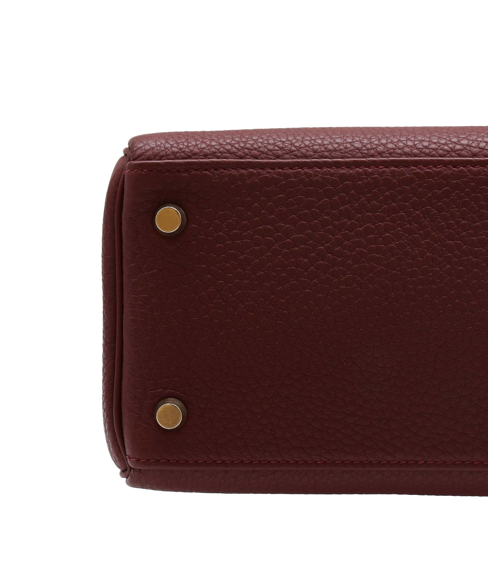 HERMES KELLY 28 TOGO  rouge H  □E -DXBS2890