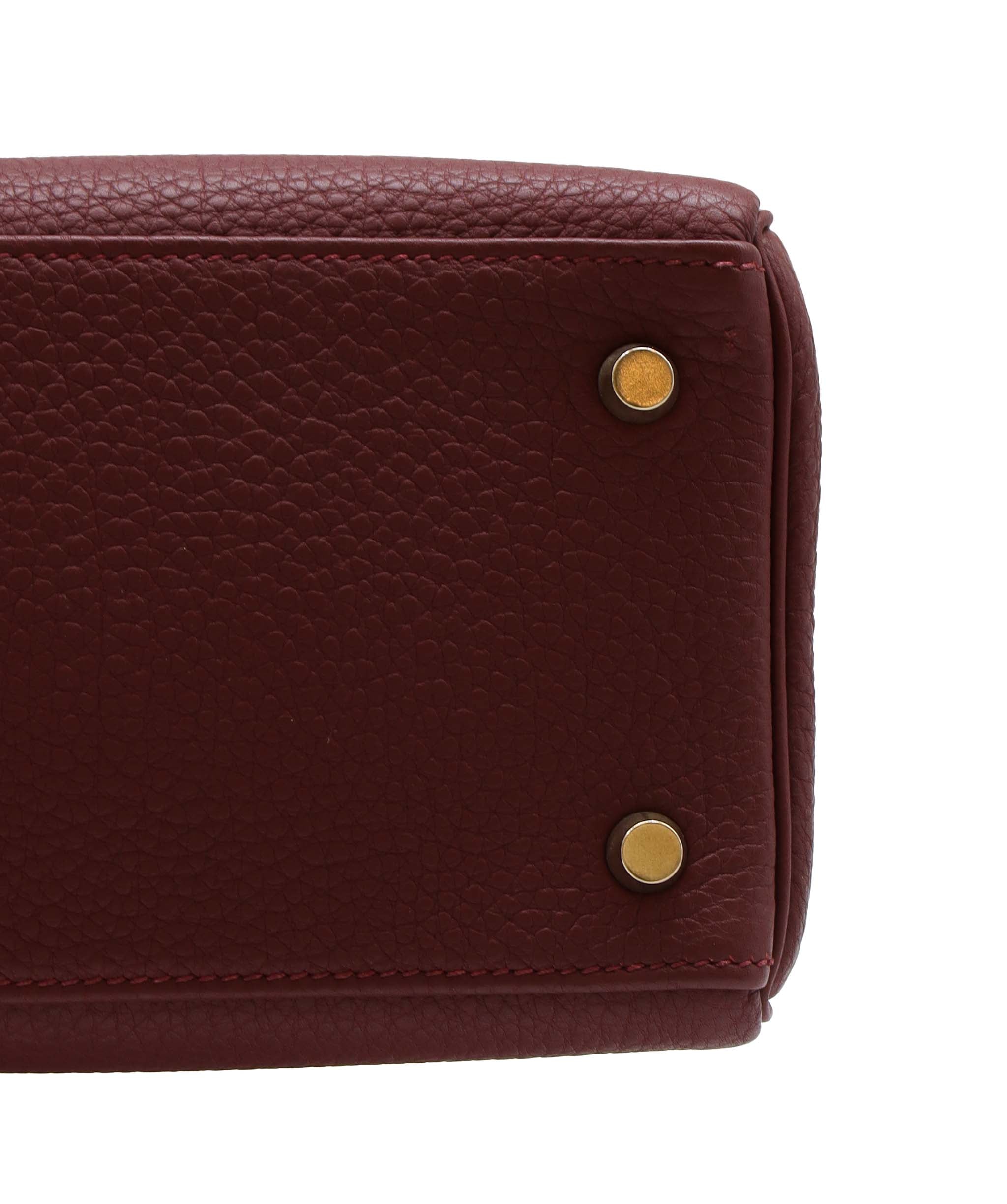 HERMES KELLY 28 TOGO  rouge H  □E -DXBS2890