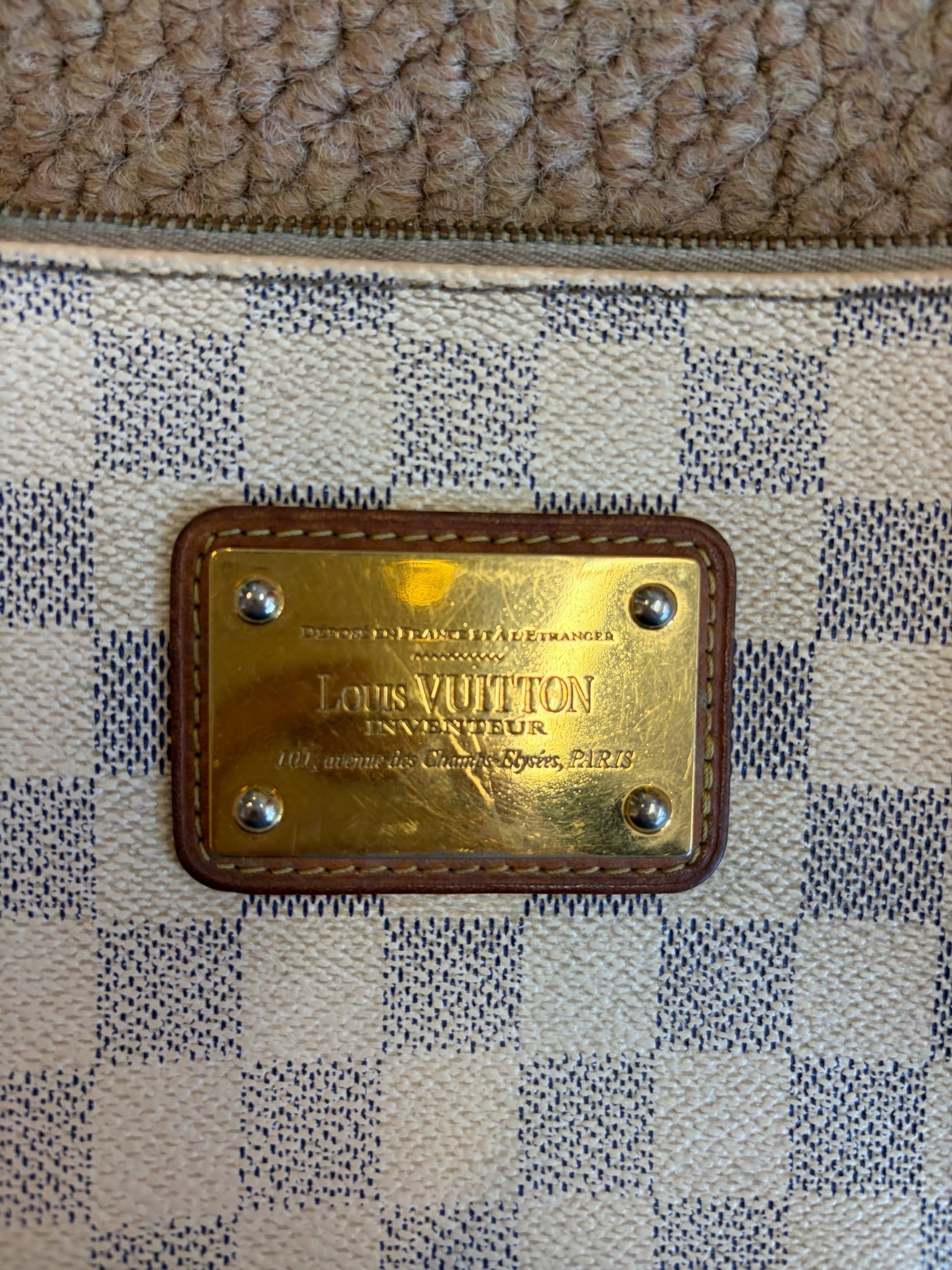 Louis Vuitton Damier Azur Small Handbag