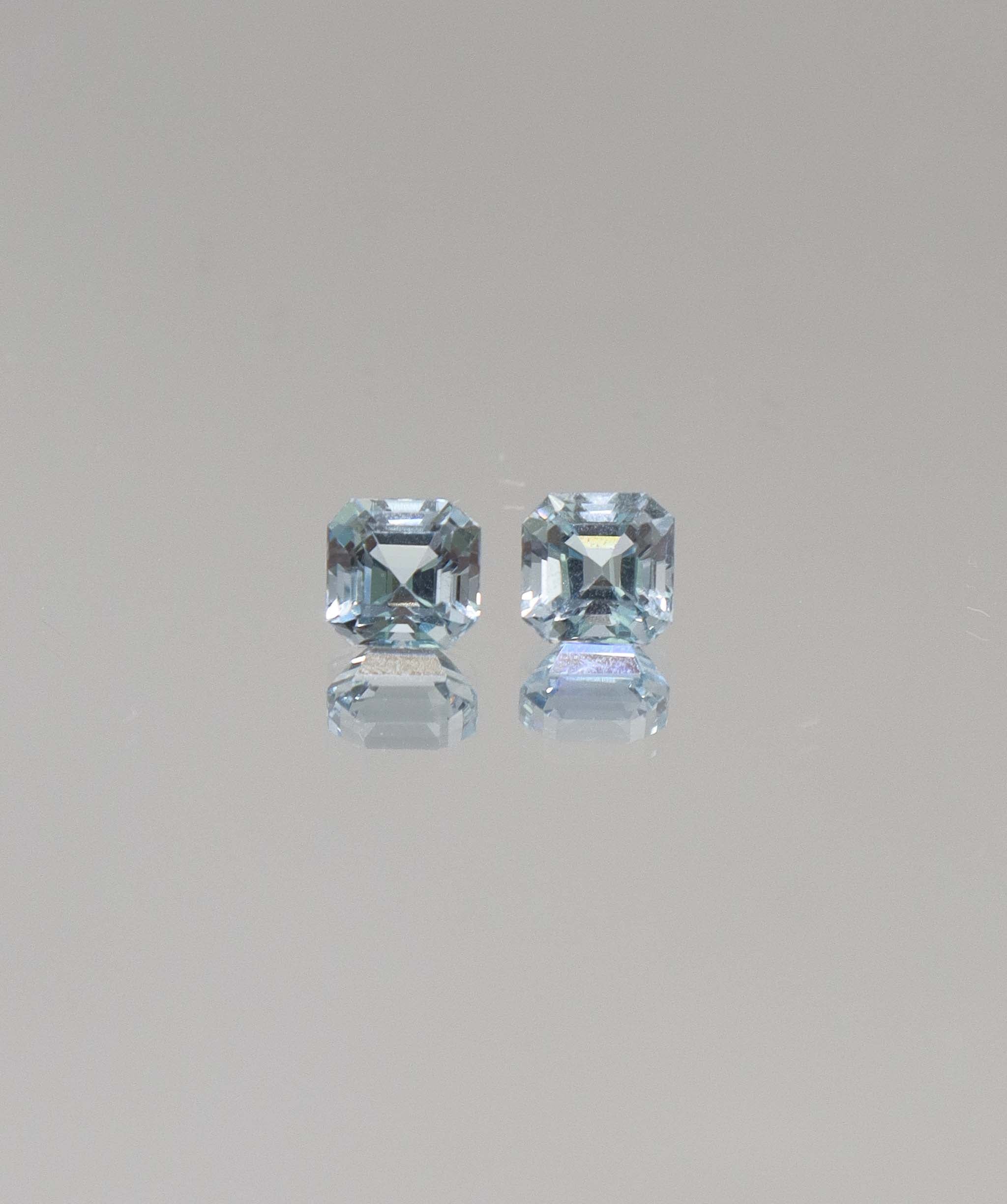 Aquamarine Asscher THAIC0296