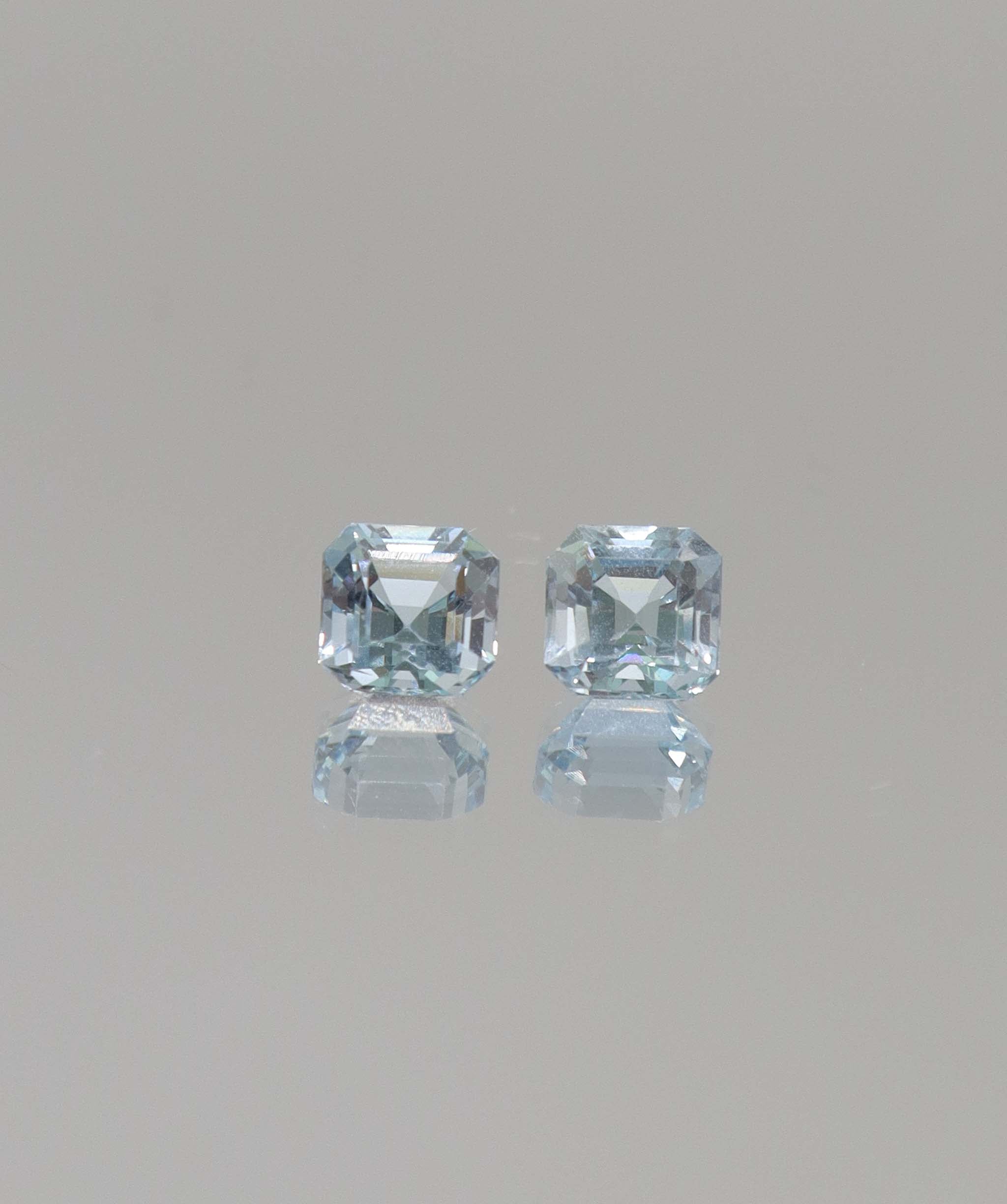 Aquamarine Asscher THAIC0296