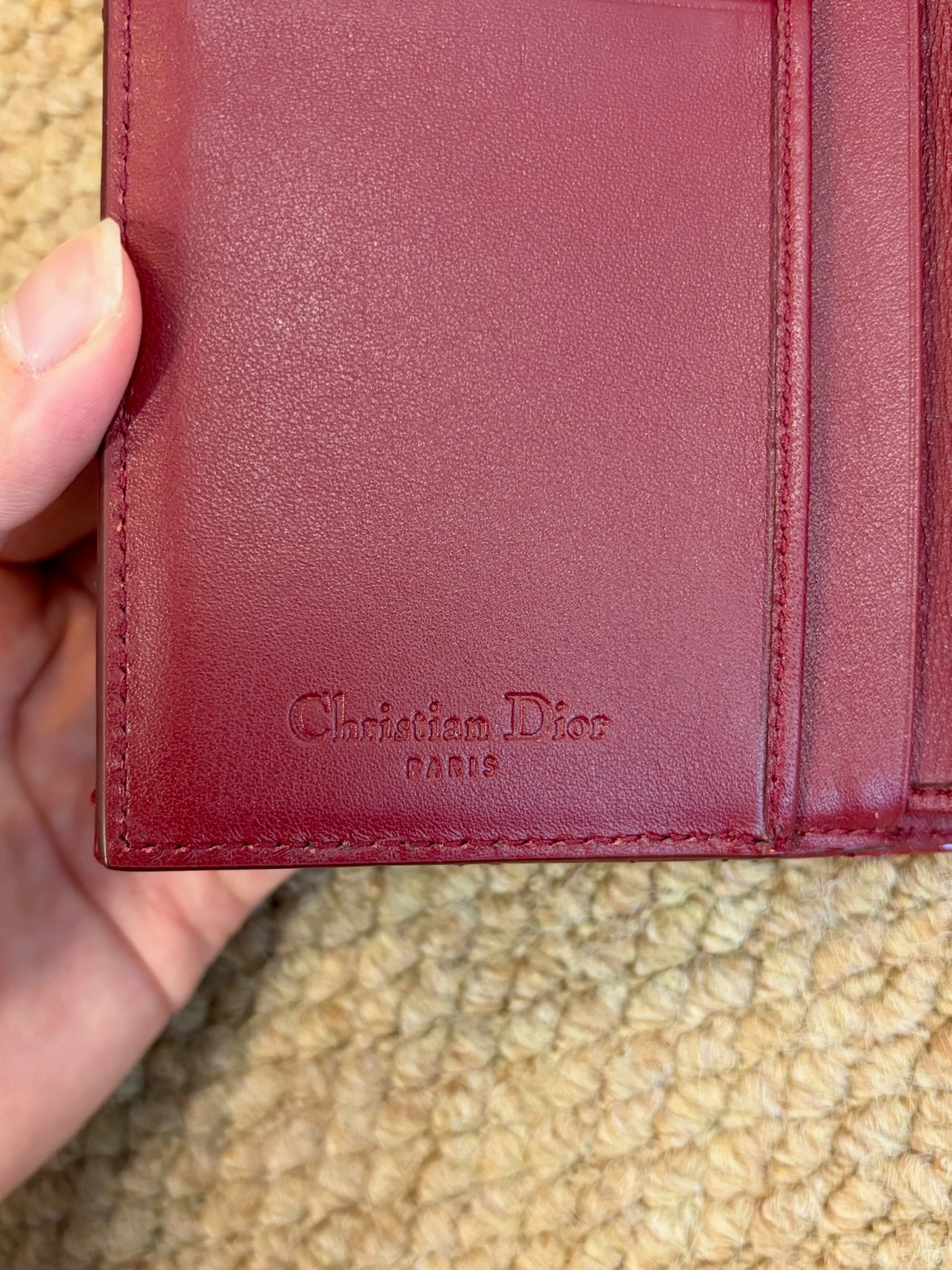 Dior Red Patent Leather Small Bag