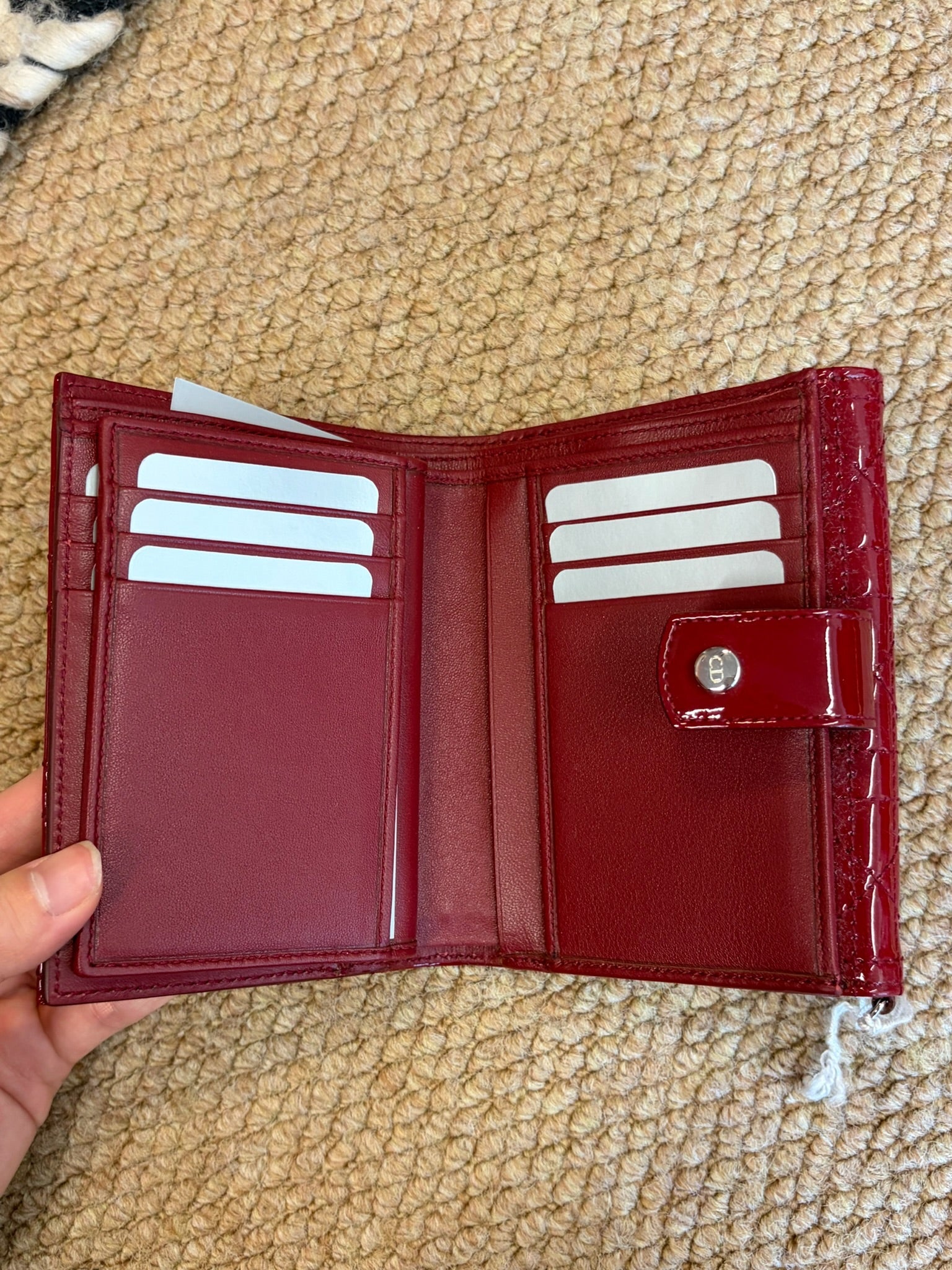 Dior Red Patent Leather Small Bag
