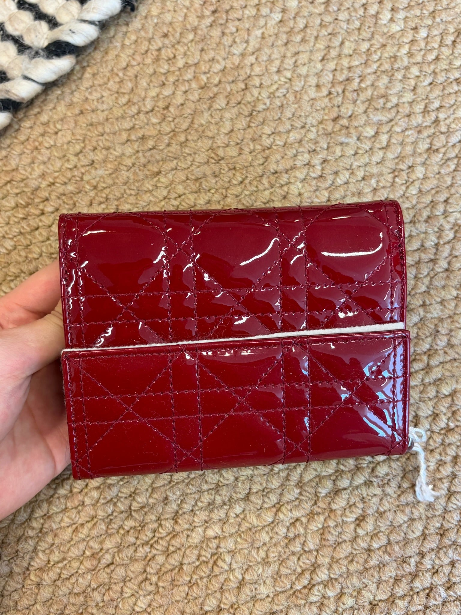 Dior Red Patent Leather Small Bag