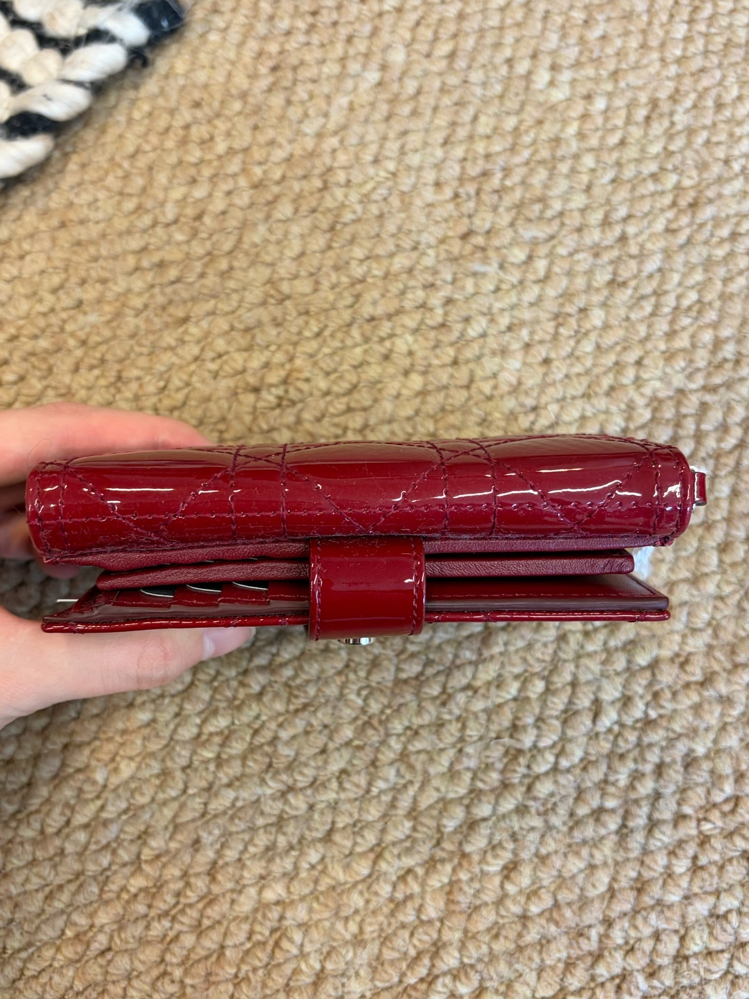 Dior Red Patent Leather Small Bag