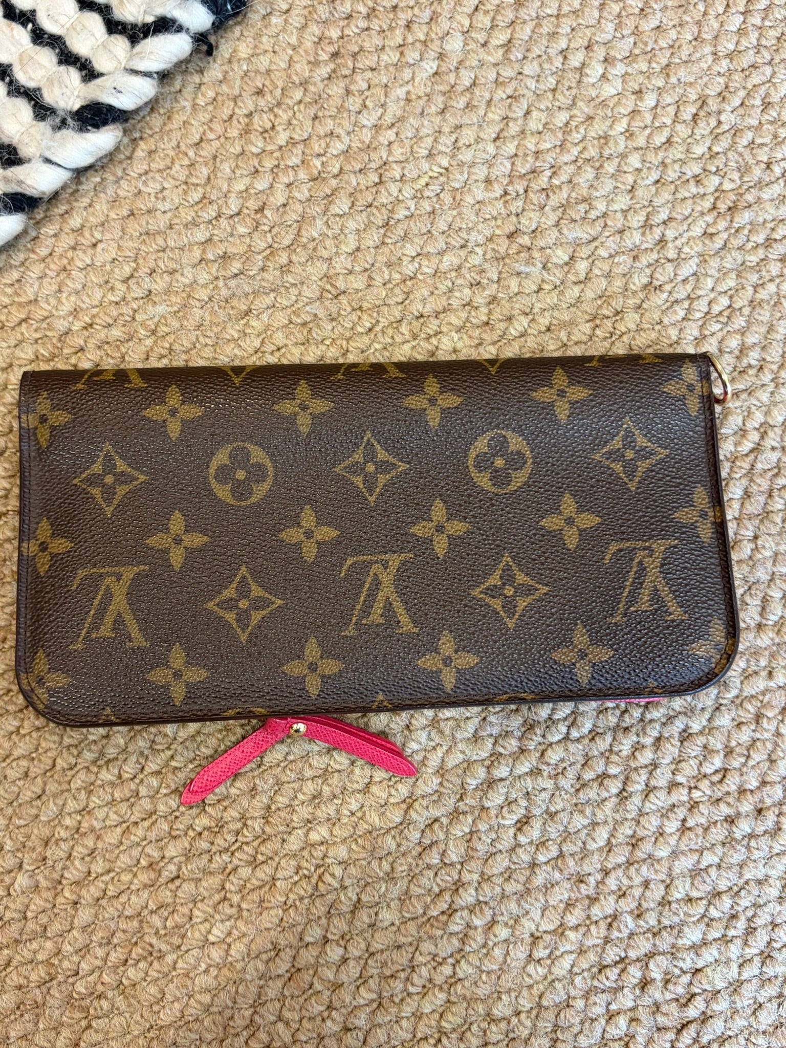 Louis Vuitton Monogram Long Wallet Brown