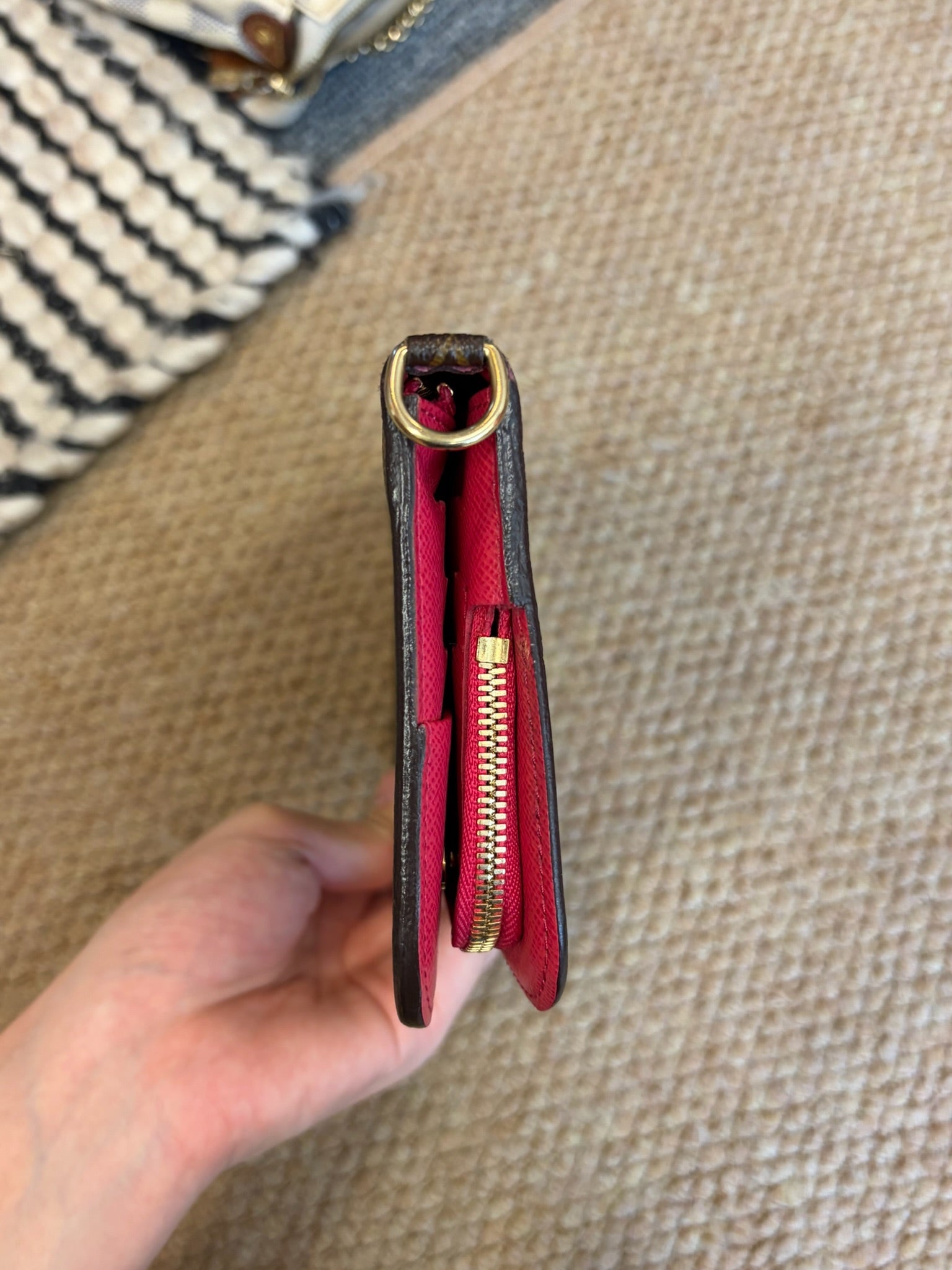 Louis Vuitton Monogram Long Wallet Brown