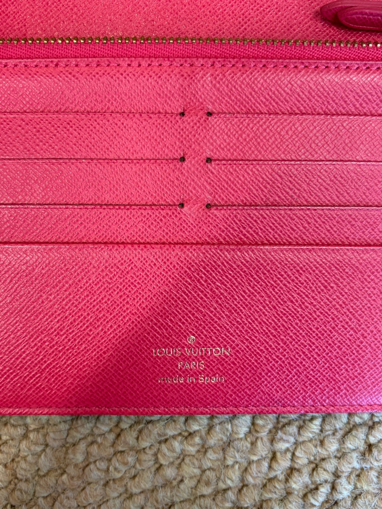 Louis Vuitton Monogram Long Wallet Brown