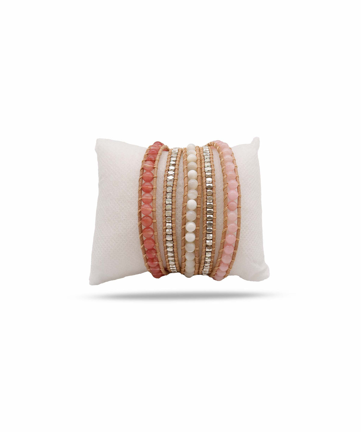 Moonstone rose quartz Bracelet DXBS6637
