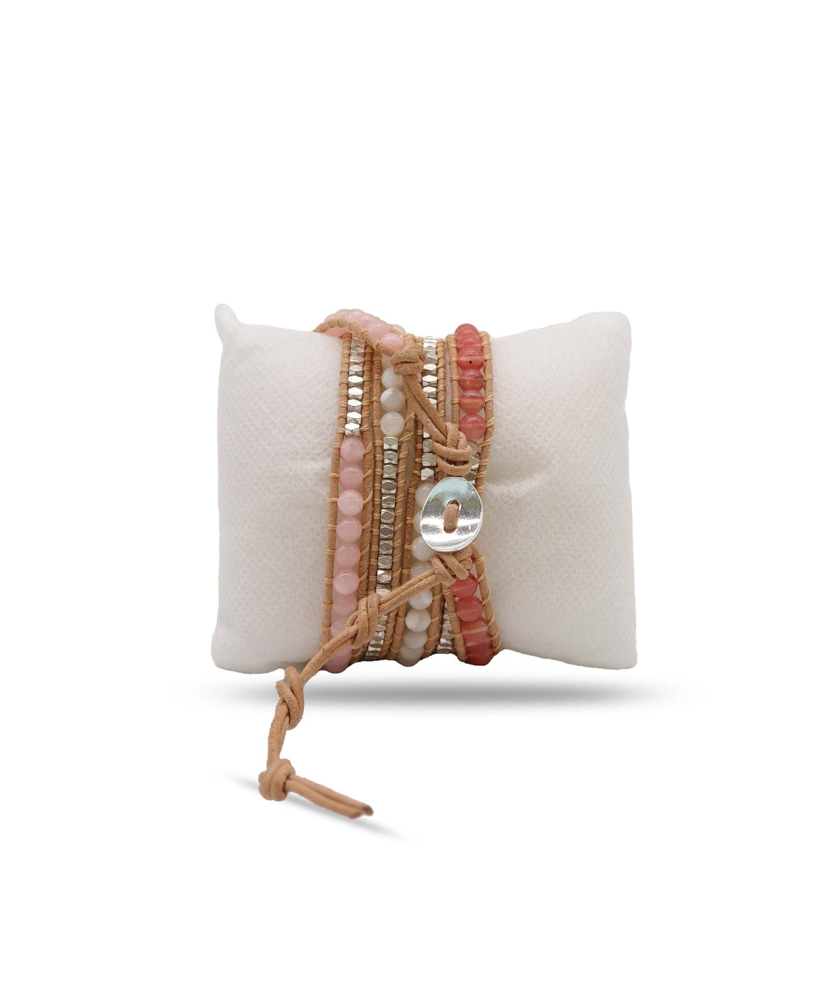 Moonstone rose quartz Bracelet DXBS6637