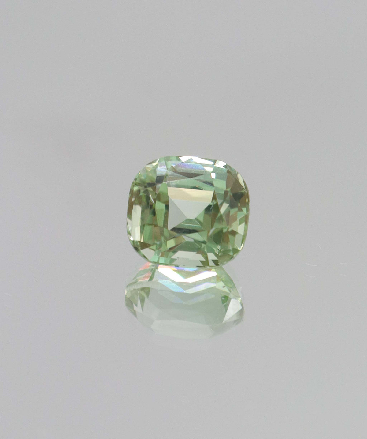 4ct Mint Green Tourmaline Cushion DXBCD2142
