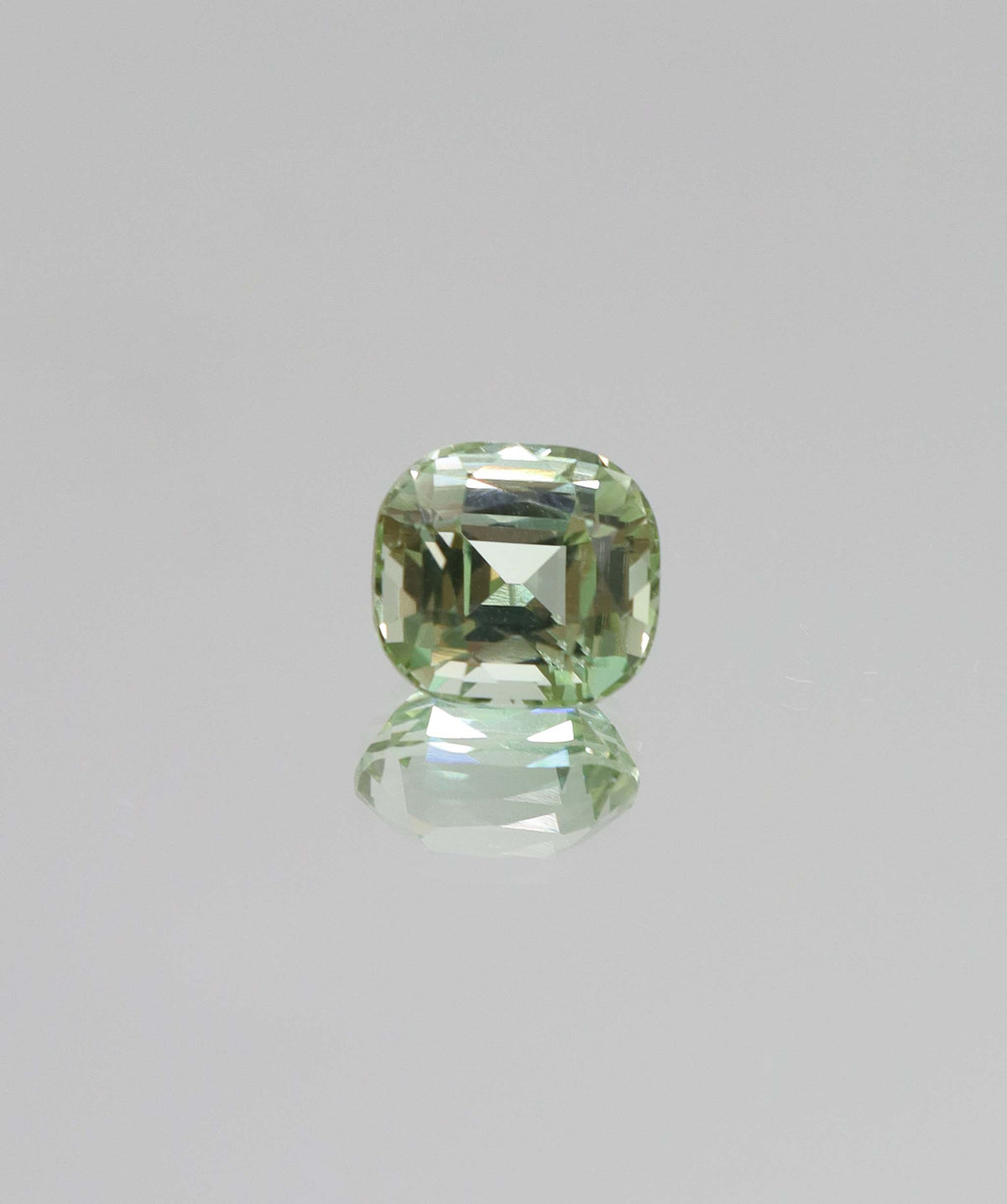 4ct Mint Green Tourmaline Cushion DXBCD2142