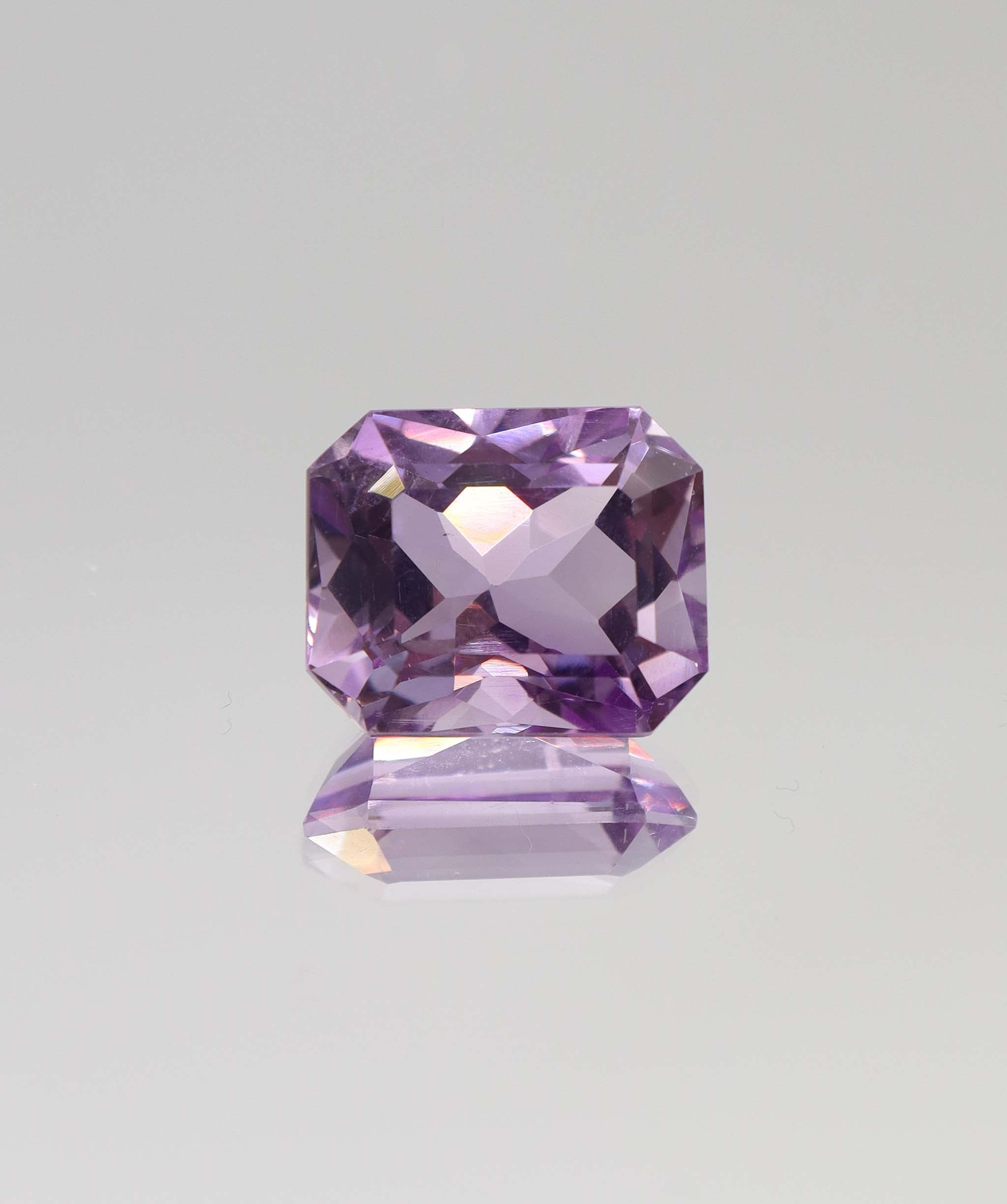 12.01ct Amethyst Asscher DXBCD2219