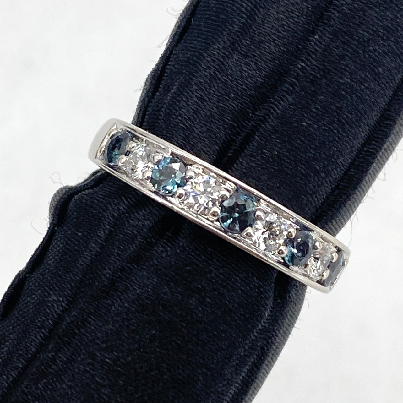 K18WG 18K/750 Alexandrite Ring AR0.42 D0.27 5.1g US6.5 53985