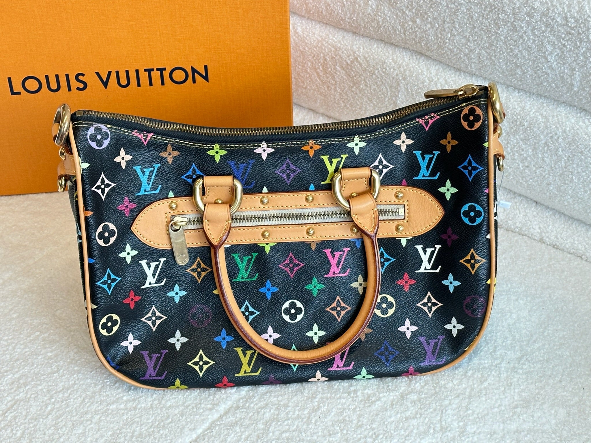Louis Vuitton Black Monogram Multicolore Rita Bag
