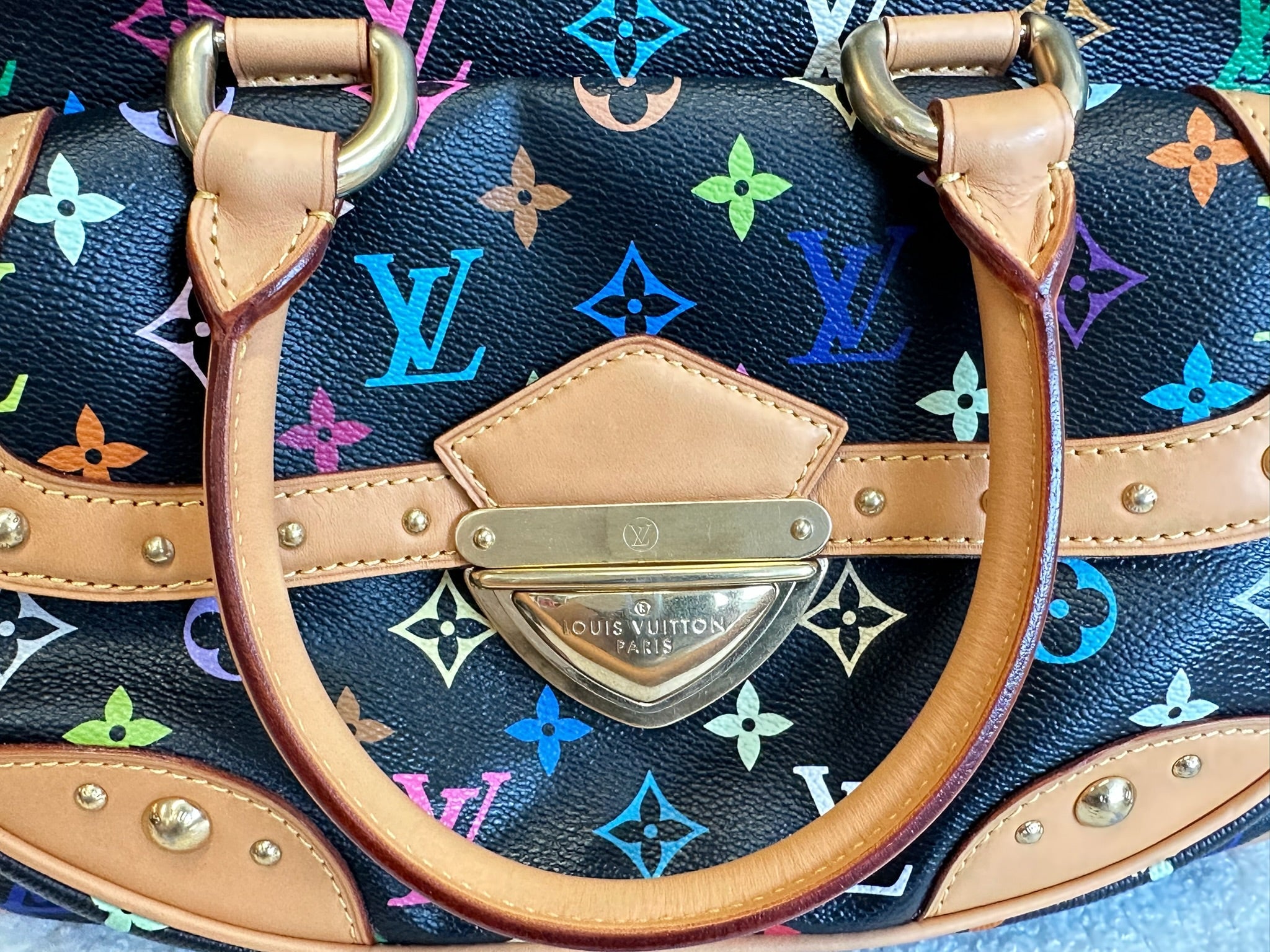 Louis Vuitton Black Monogram Multicolore Rita Bag