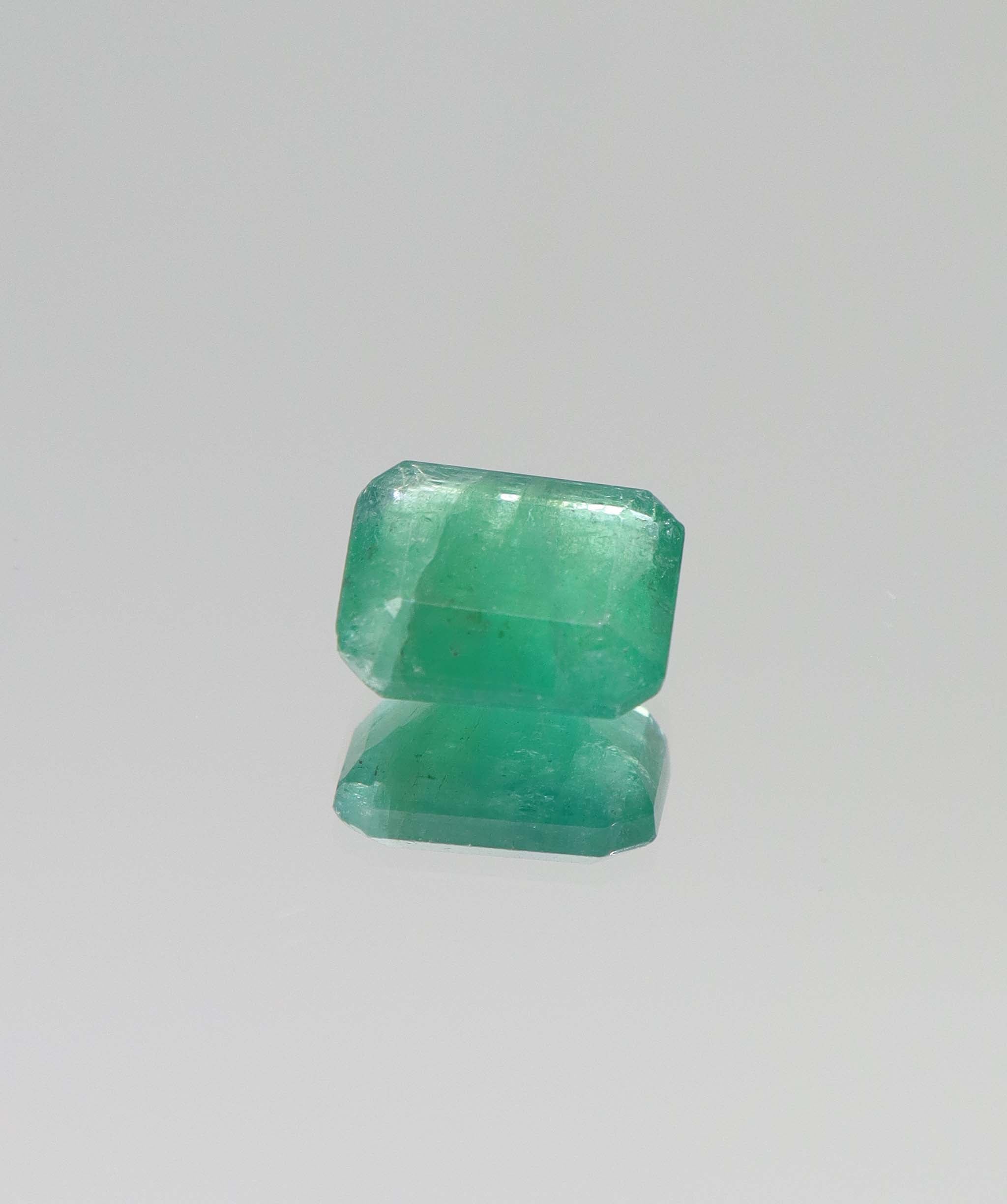 4.25ct Emerald Cut Natural Zambian Emerald DXBCS6403