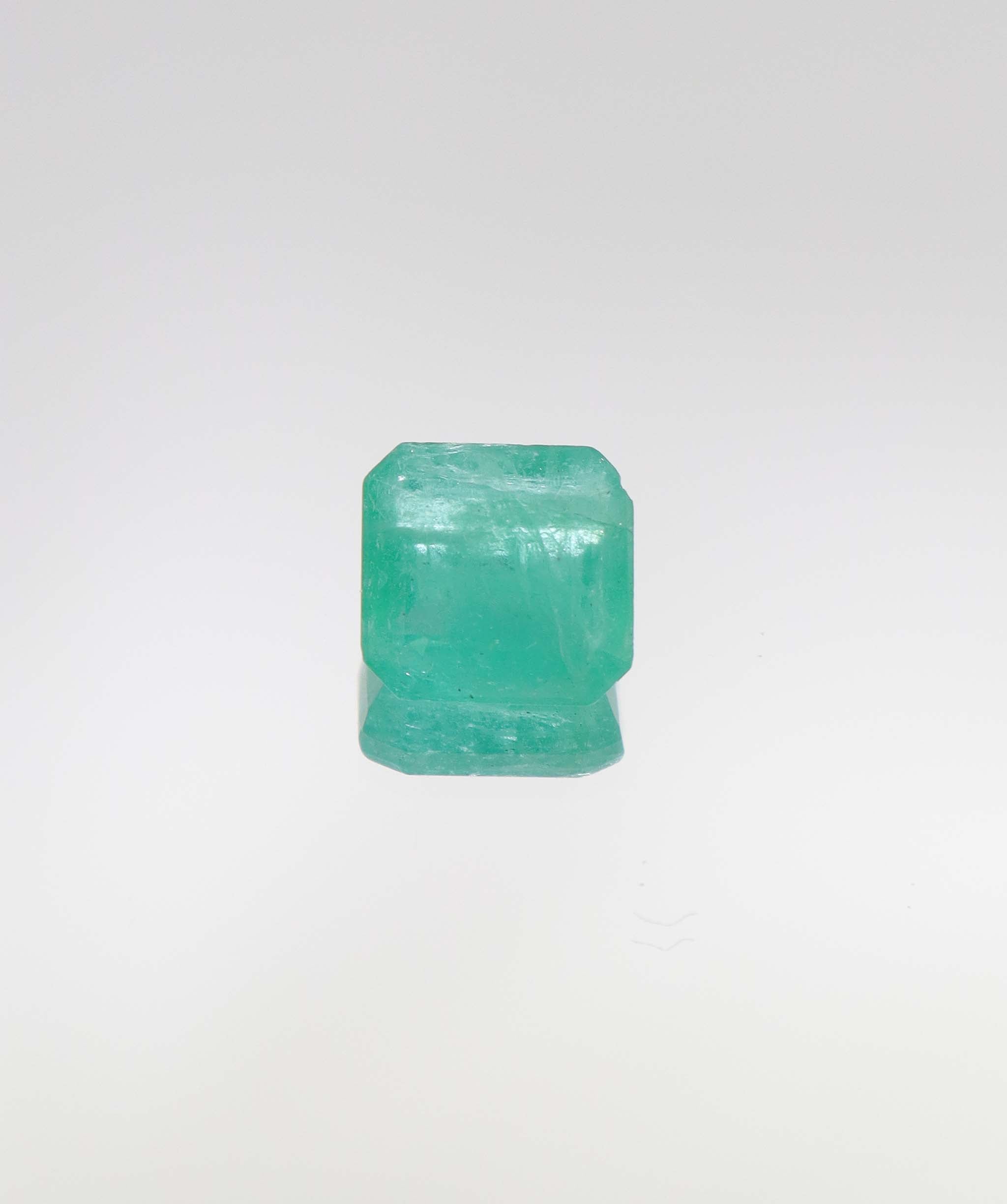 3.8ct Emerald Cut Natural Zambian Emerald DXBCS6411