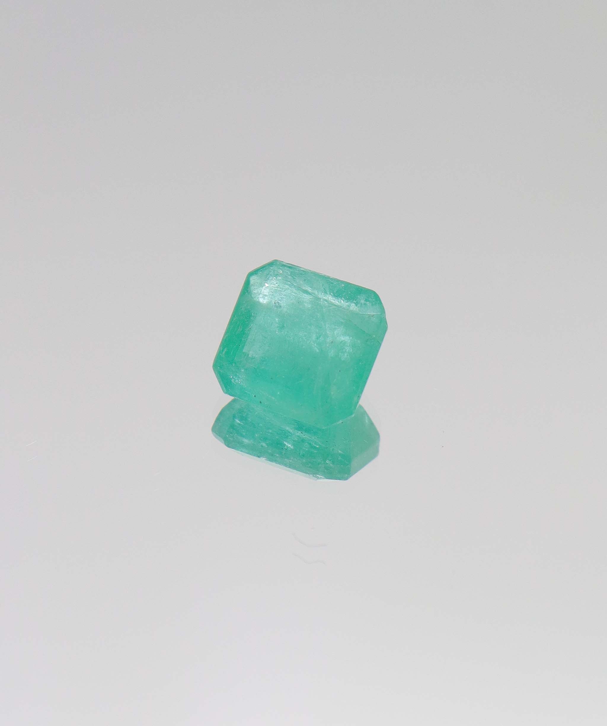 3.8ct Emerald Cut Natural Zambian Emerald DXBCS6411