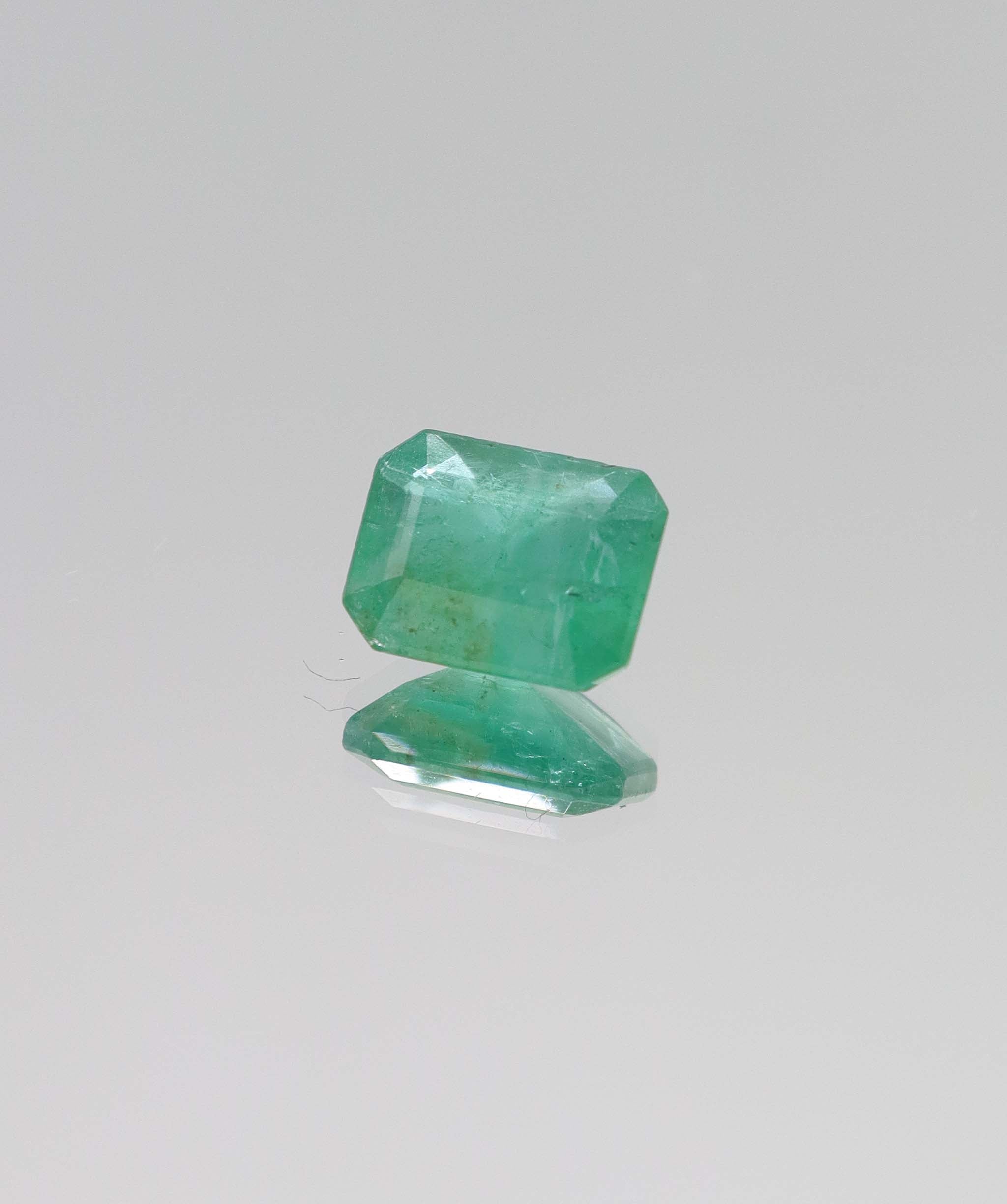 3.3ct Emerald Cut Natural Zambian Emerald DXBCS6421
