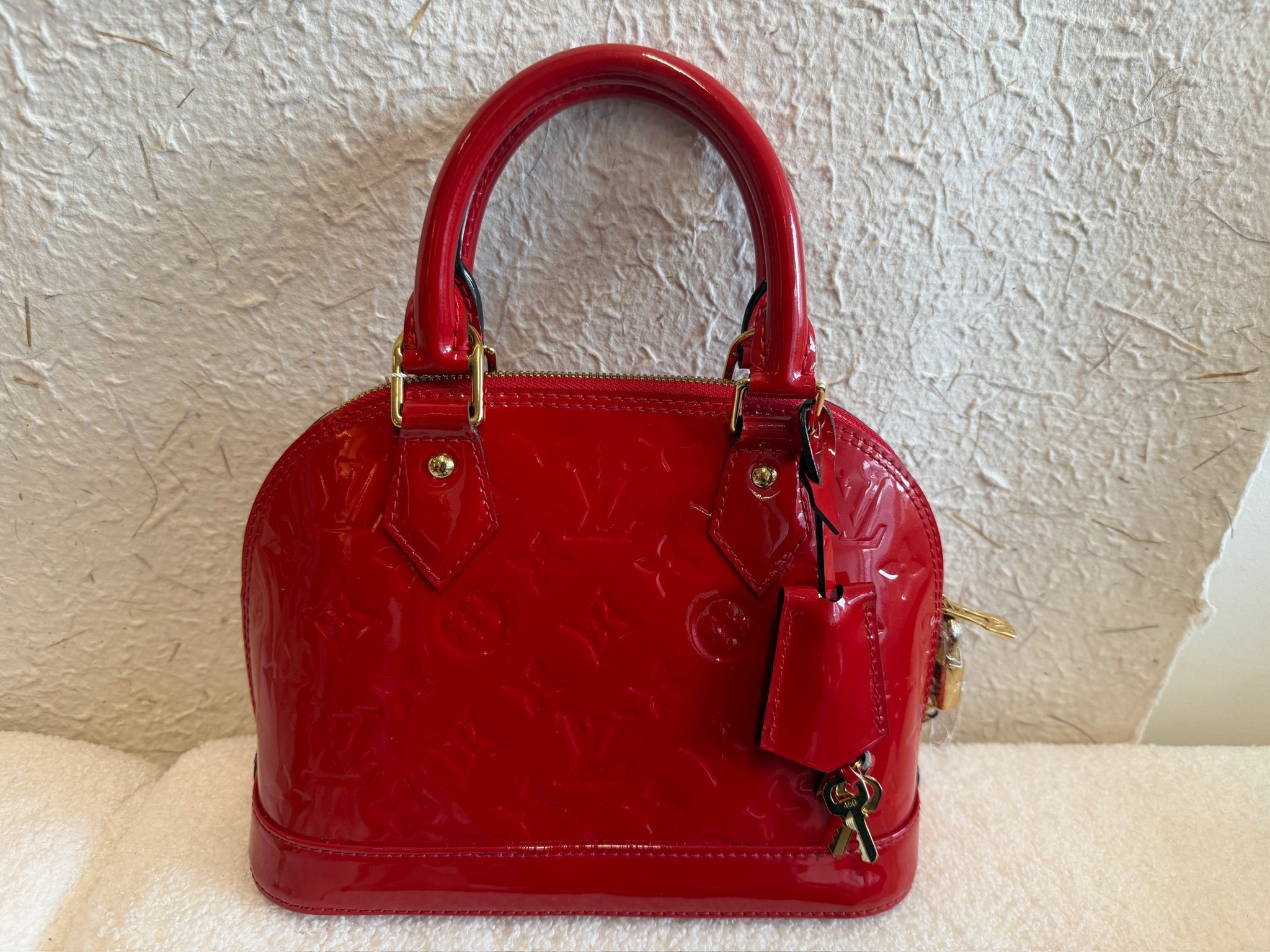 Louis Vuitton Alma BB red