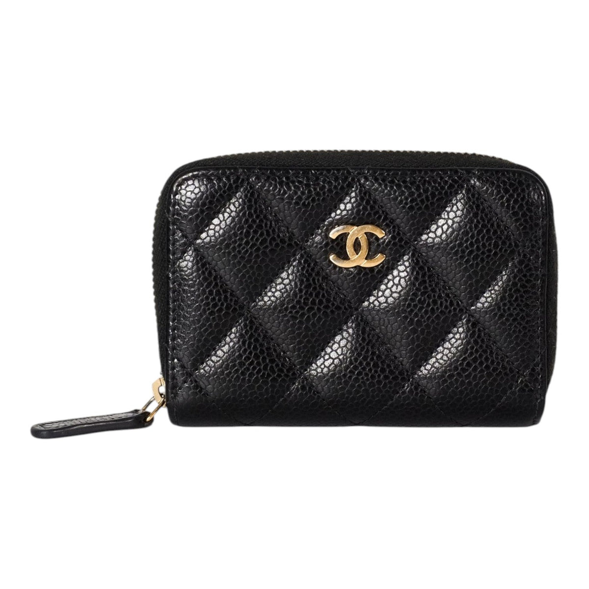 Chanel Classic Caviar Zip Wallet