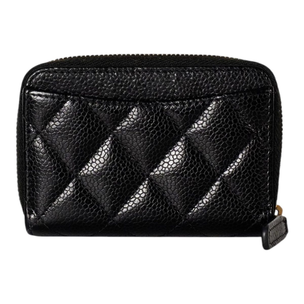 Chanel Classic Caviar Zip Wallet