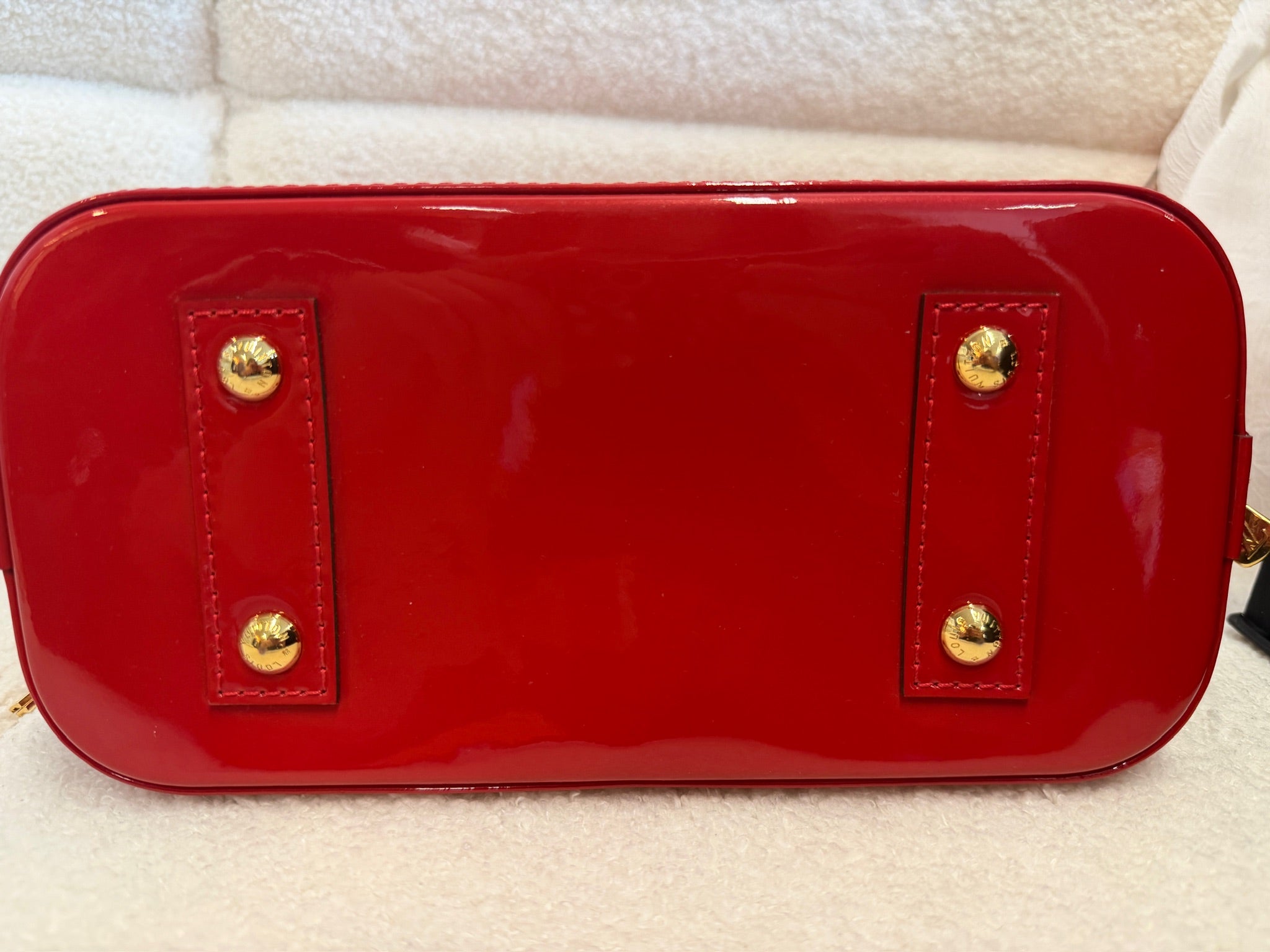Louis Vuitton Alma BB red