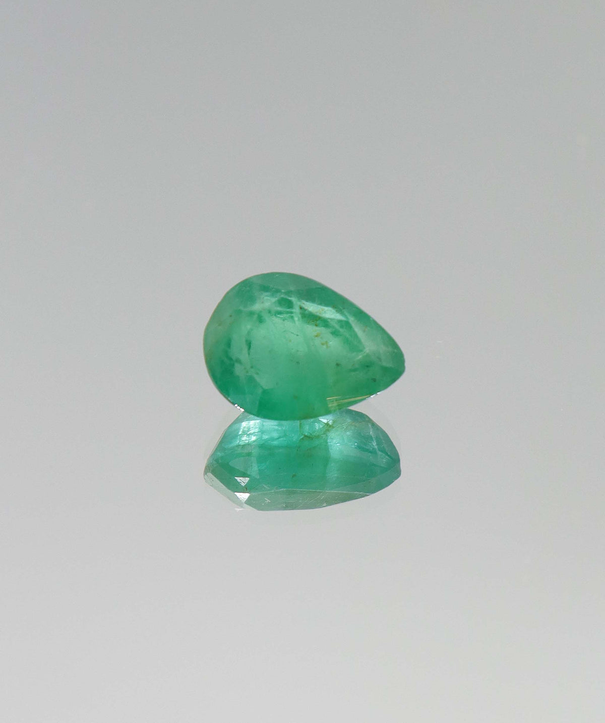3.8ct Pear Natural Zambian Emerald DXBCS6427