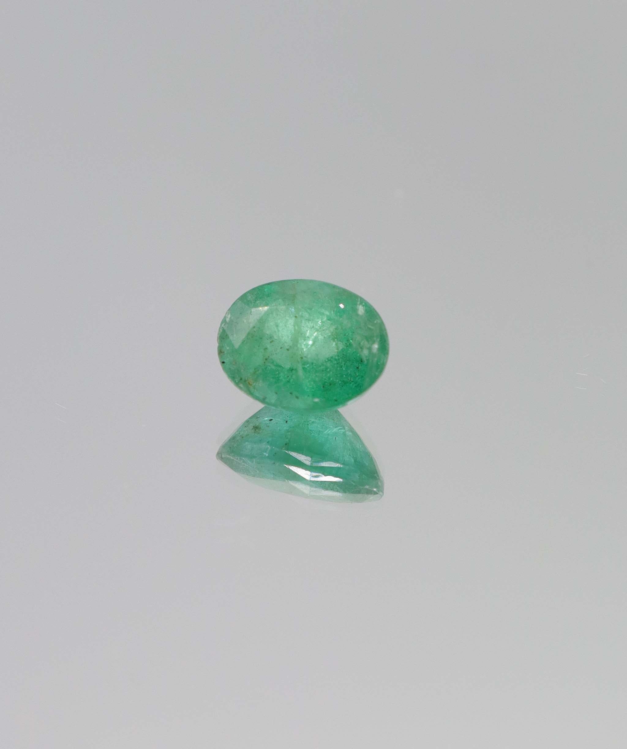 3.45ct Oval Natural Zambian Emerald DXBCS6350