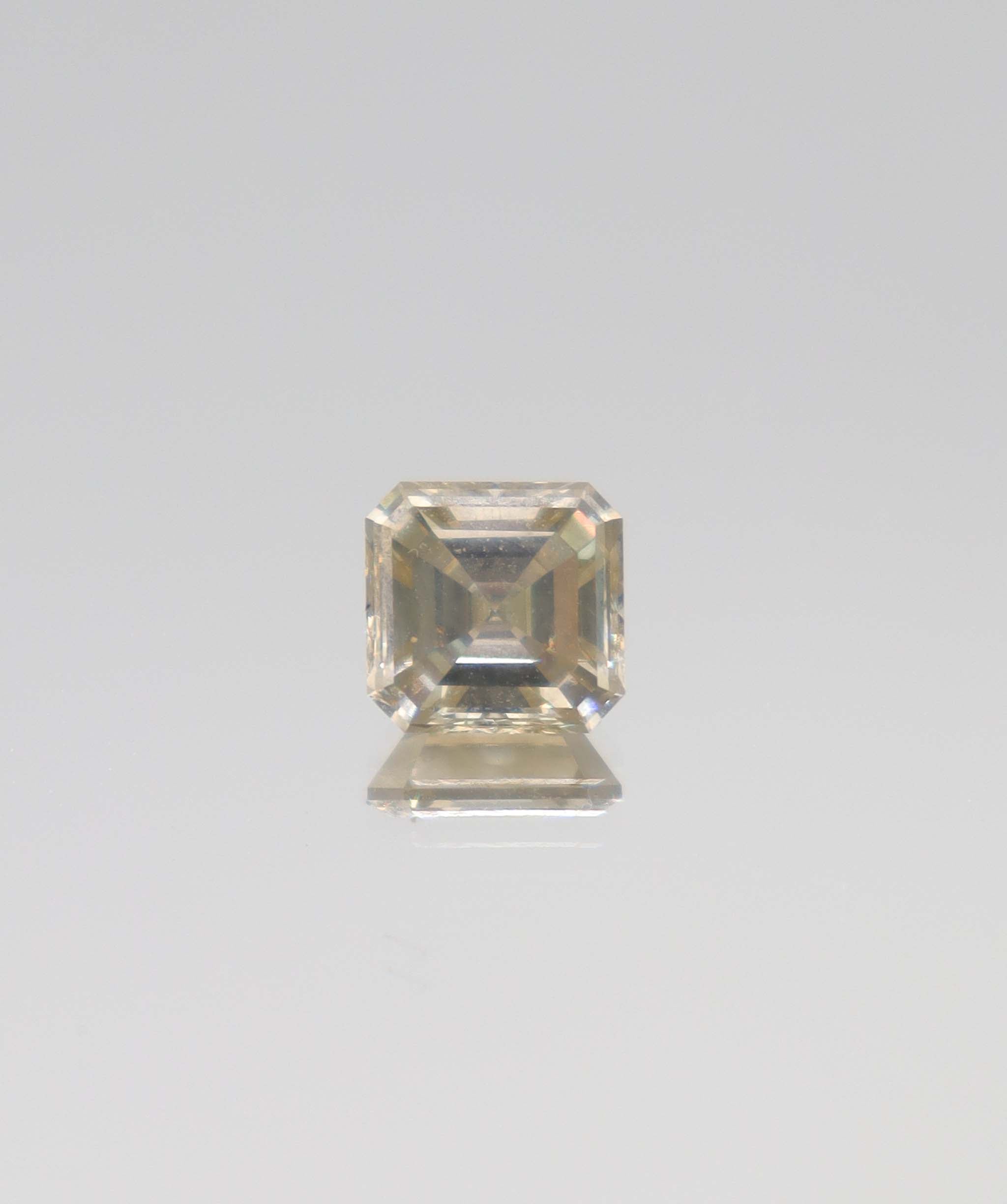 2.25ct Peach-champagne Asher-cut Diamond ANC1398