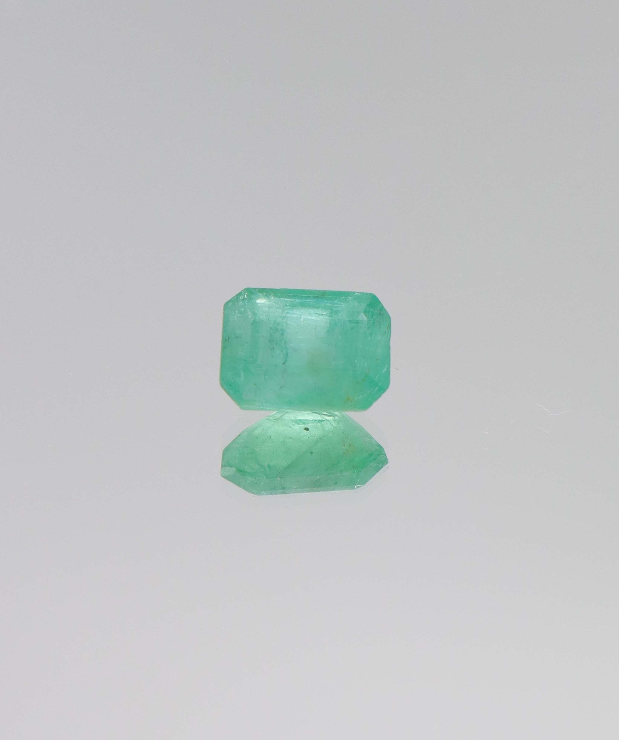 3.2ct Emerald Cut Natural Zambian Emerald DXBCS6399
