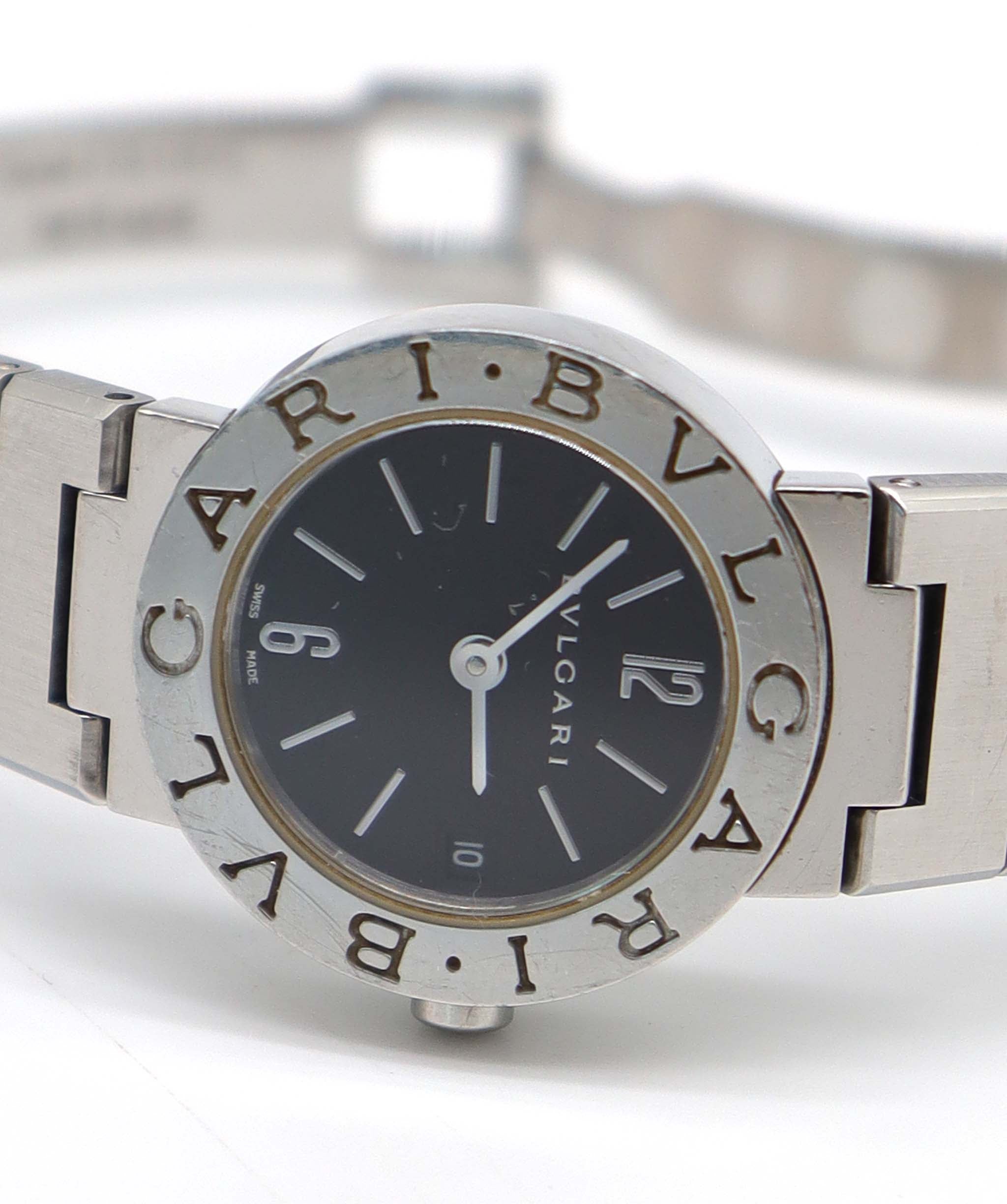 BVLGARI Bulgari Bulgari BB23SS Women's Watch Date Black Quartz Watch BVLGARI BVLGARI 90320046 DXBS6389