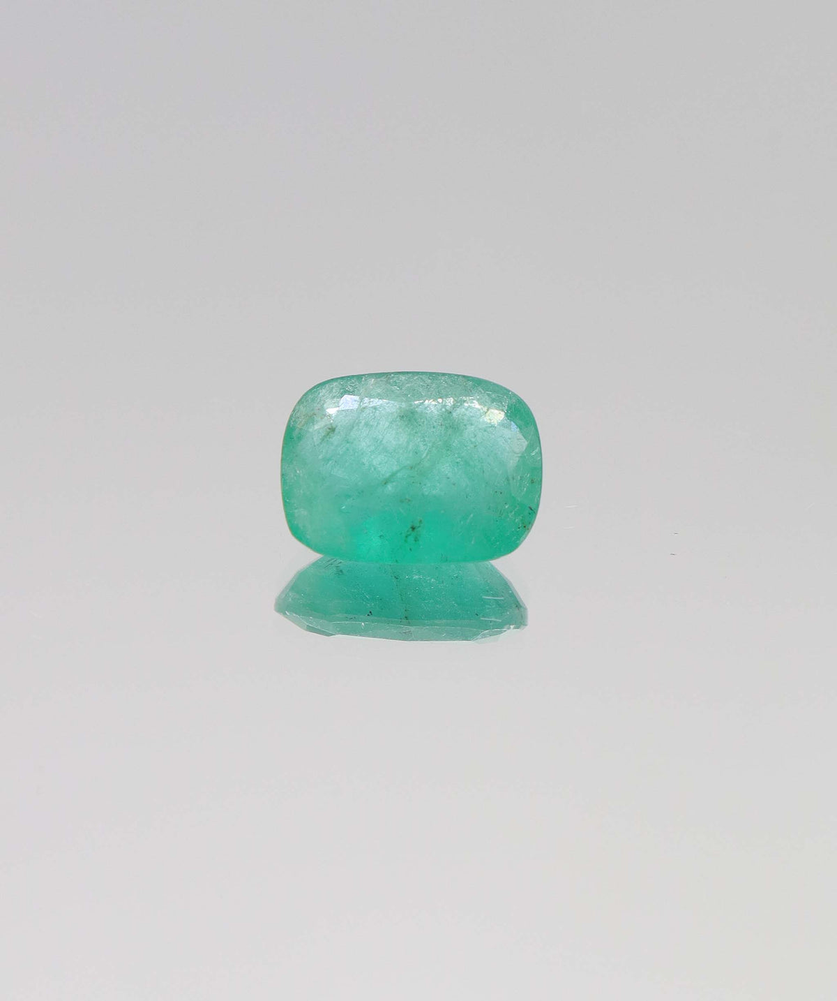 3.35ct Cushion Natural Zambian Emerald DXBCS6382
