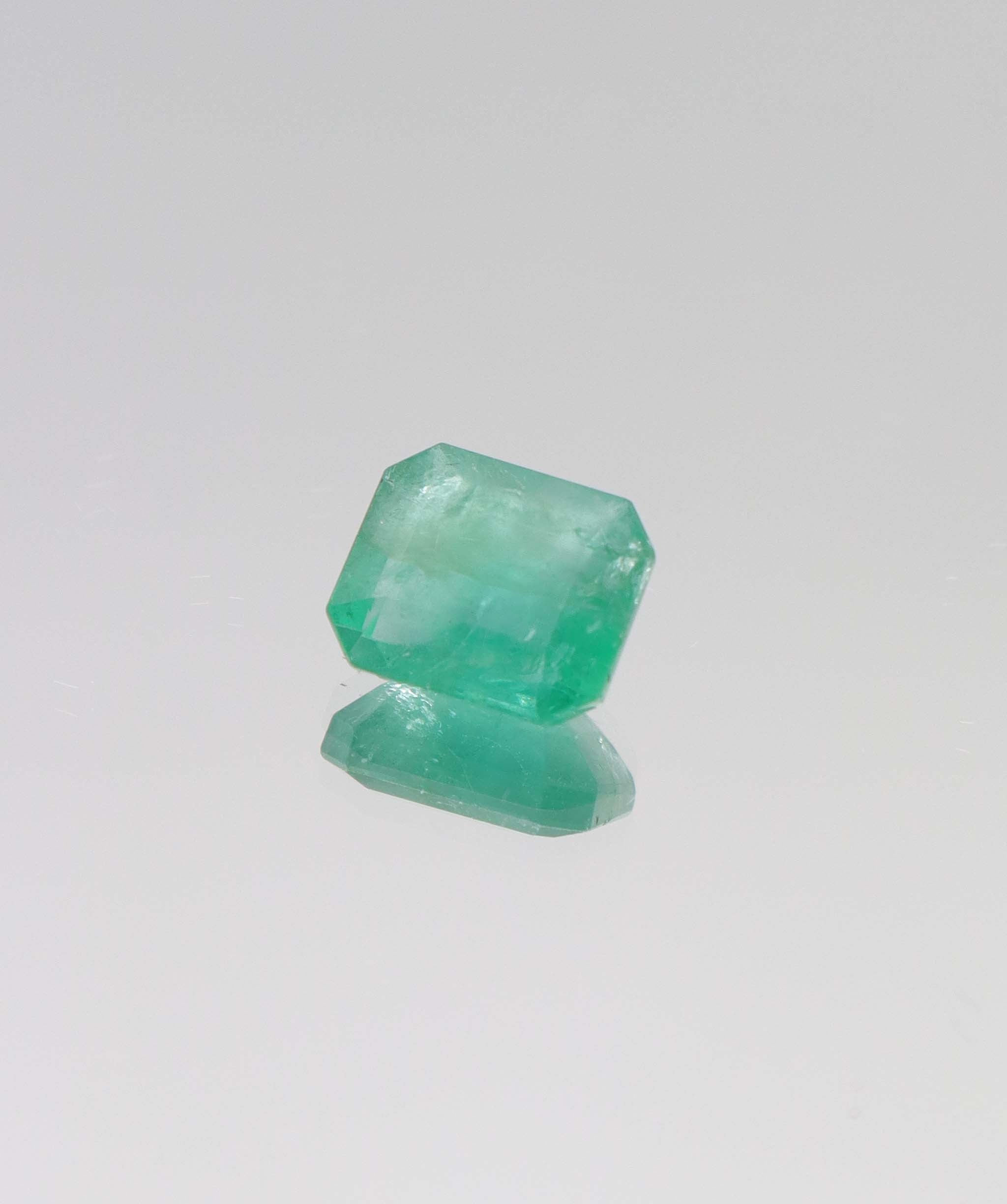 3.65ct Emerald Cut Natural Zambian Emerald DXBCS6405