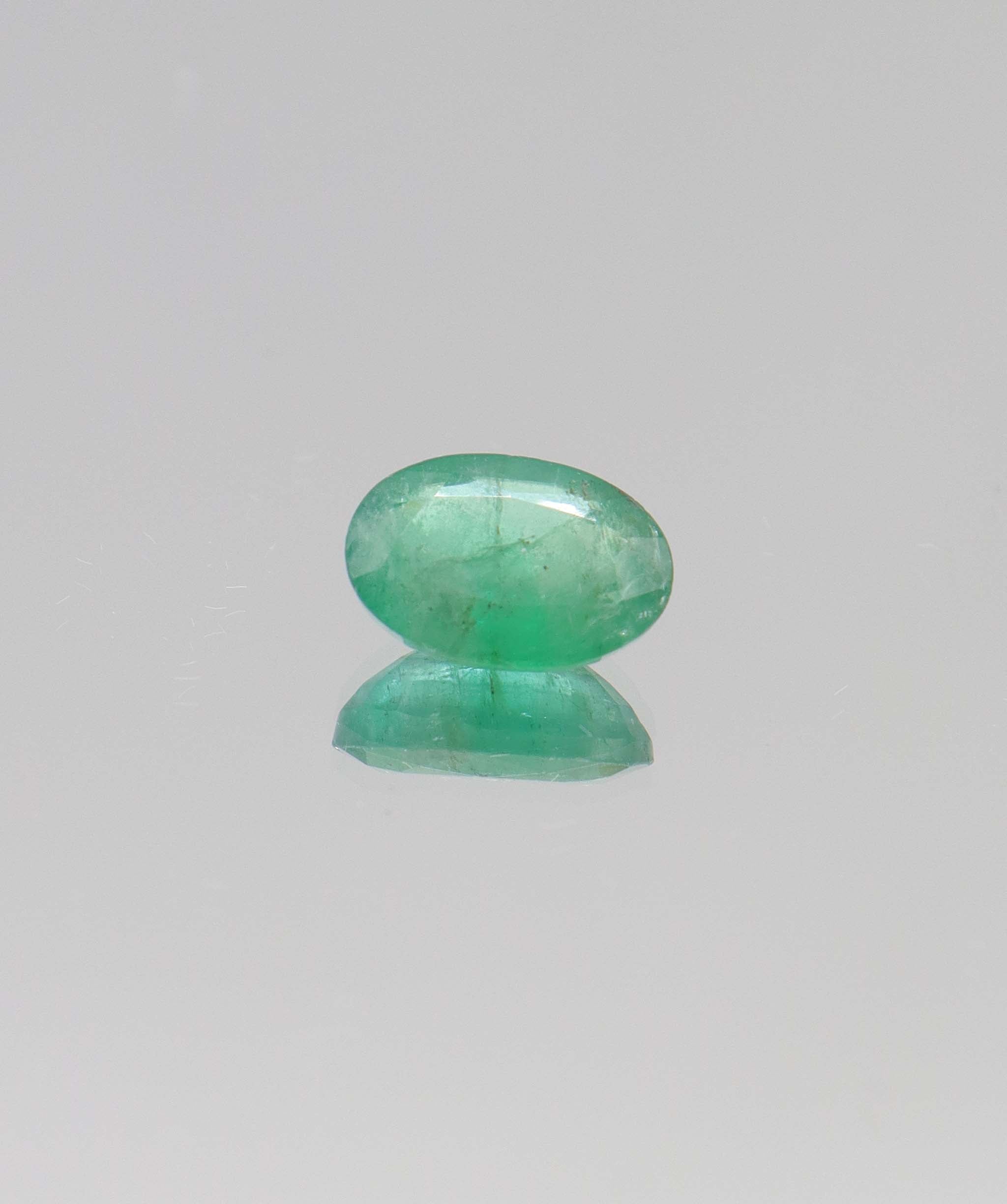 3.55ct Oval Natural Zambian Emerald DXBCS6366