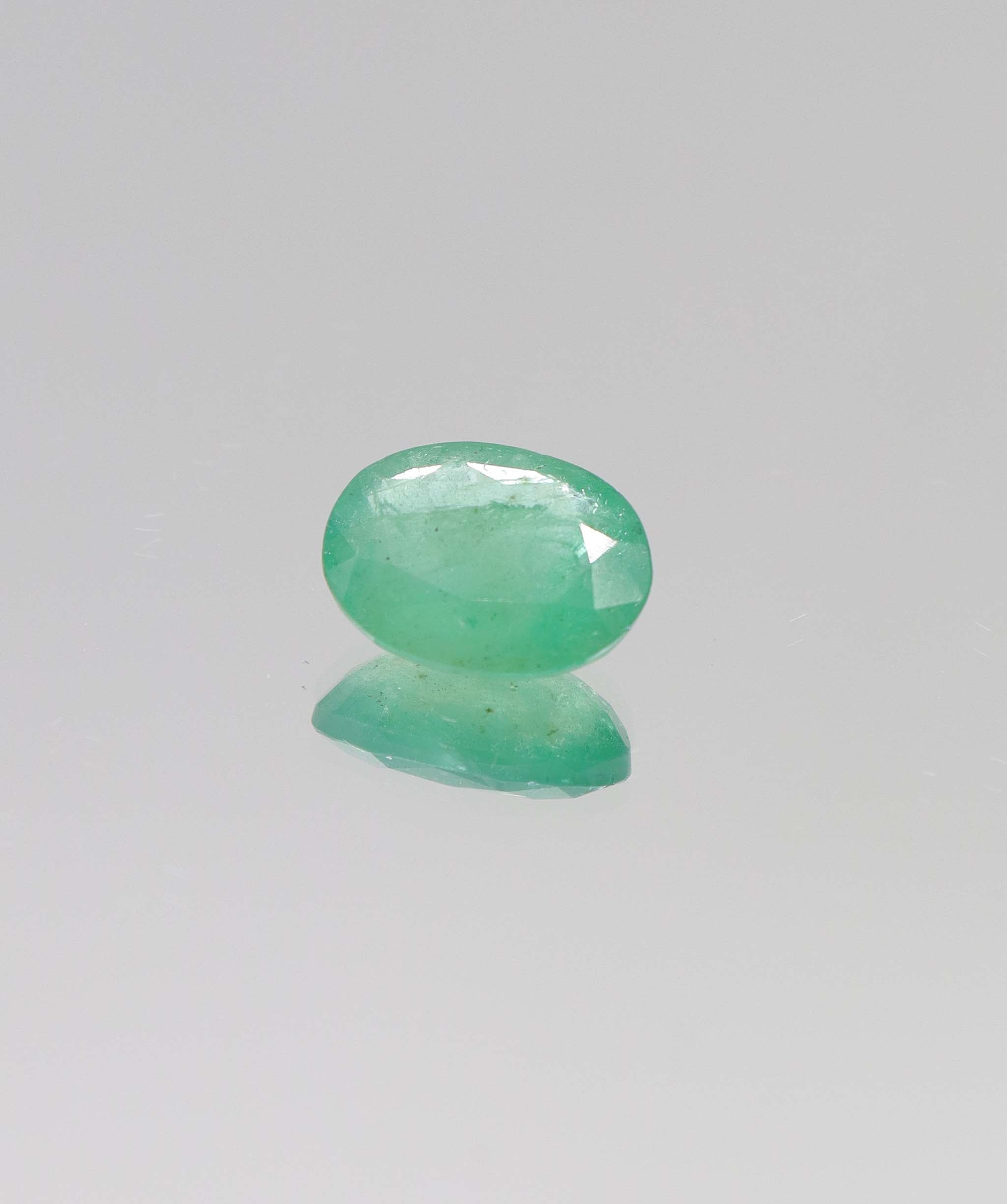 3.65ct Oval Natural Zambian Emerald DXBCS6353