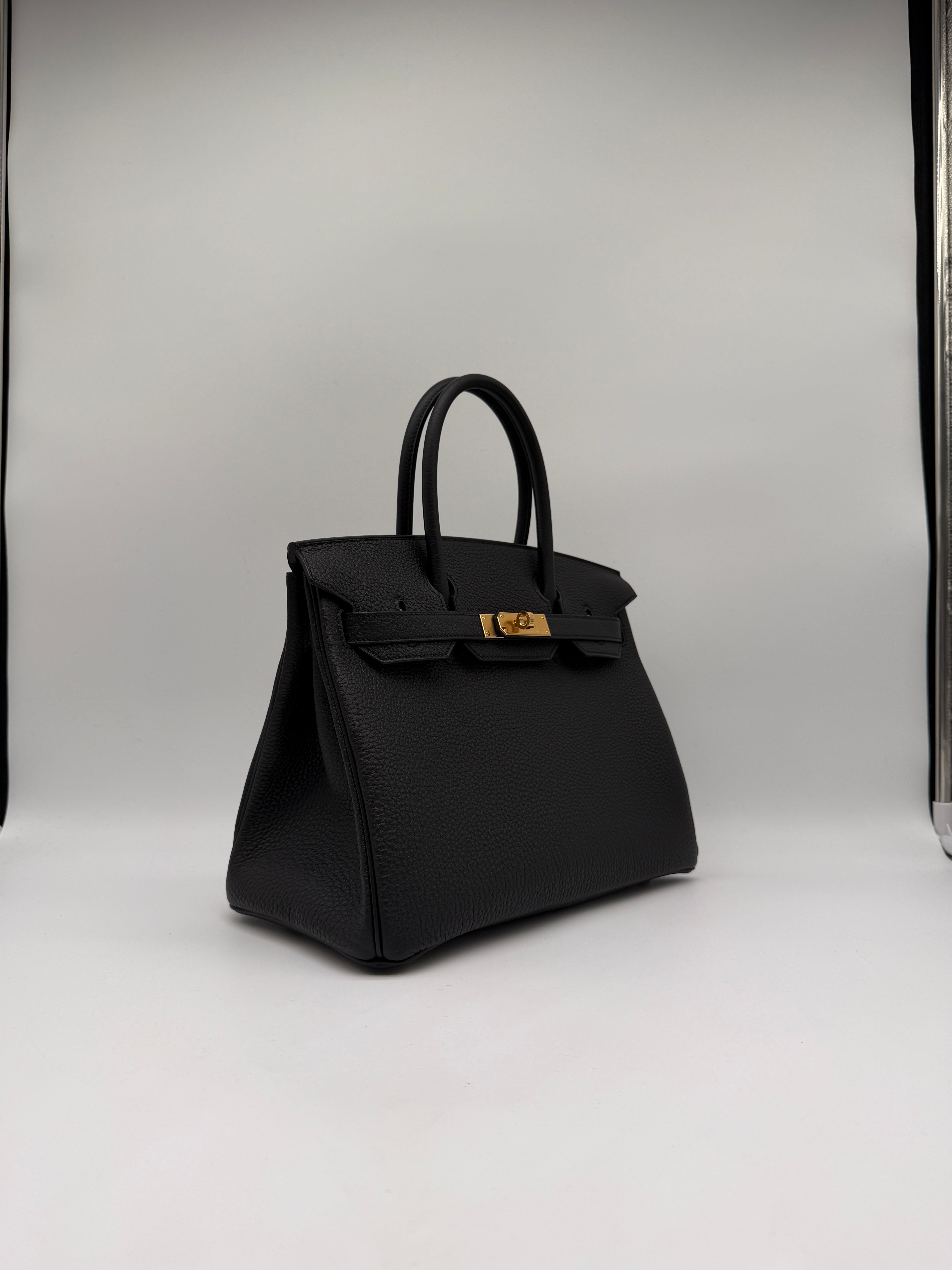 Hermès Birkin 30 Black Togo Gold Hardware