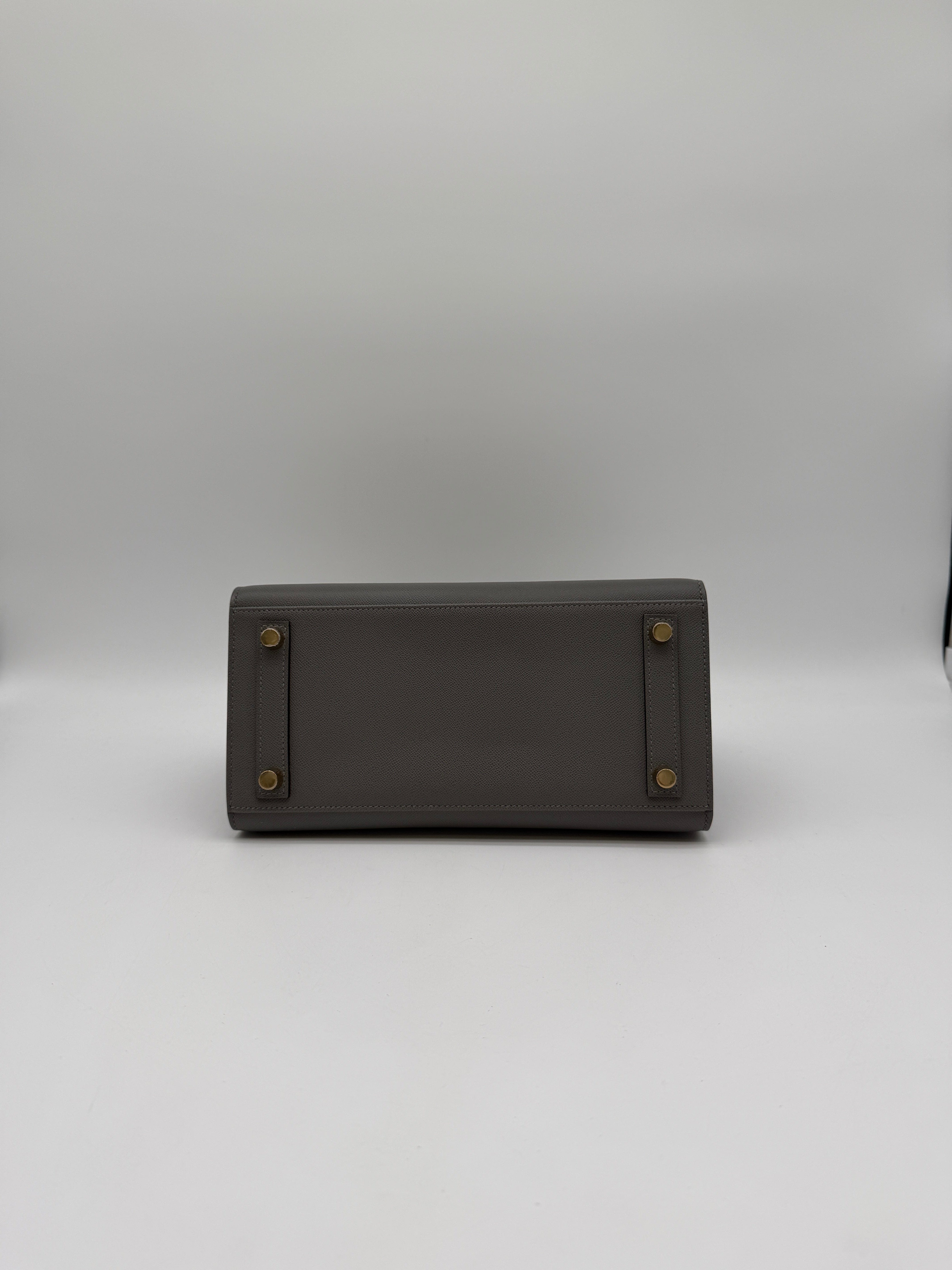 Hermès Hermès Birkin 25 Sellier Gris Meyer Madame Gold Hardware