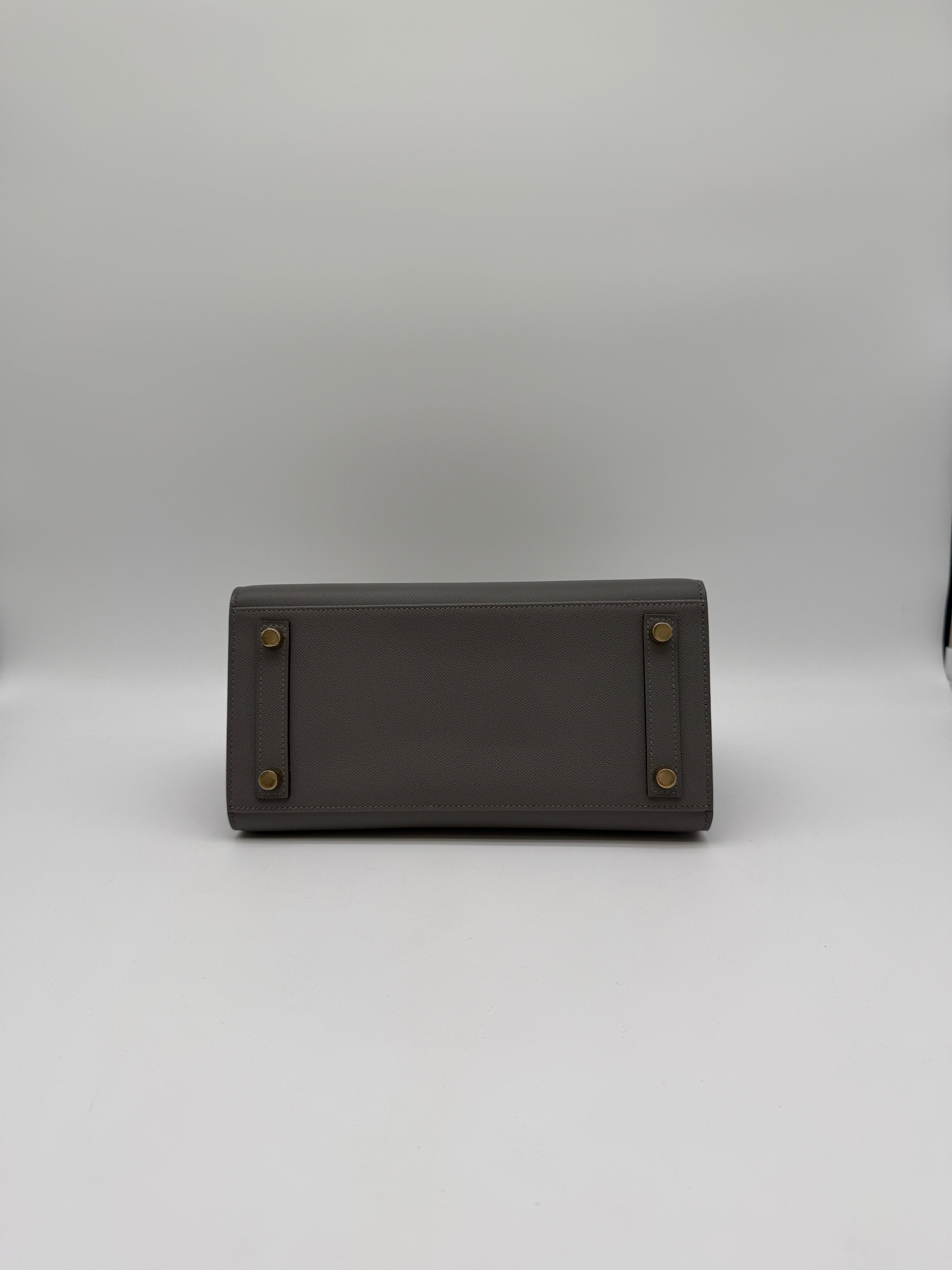 Hermès Birkin 25 Sellier Gris Meyer Madame Gold Hardware