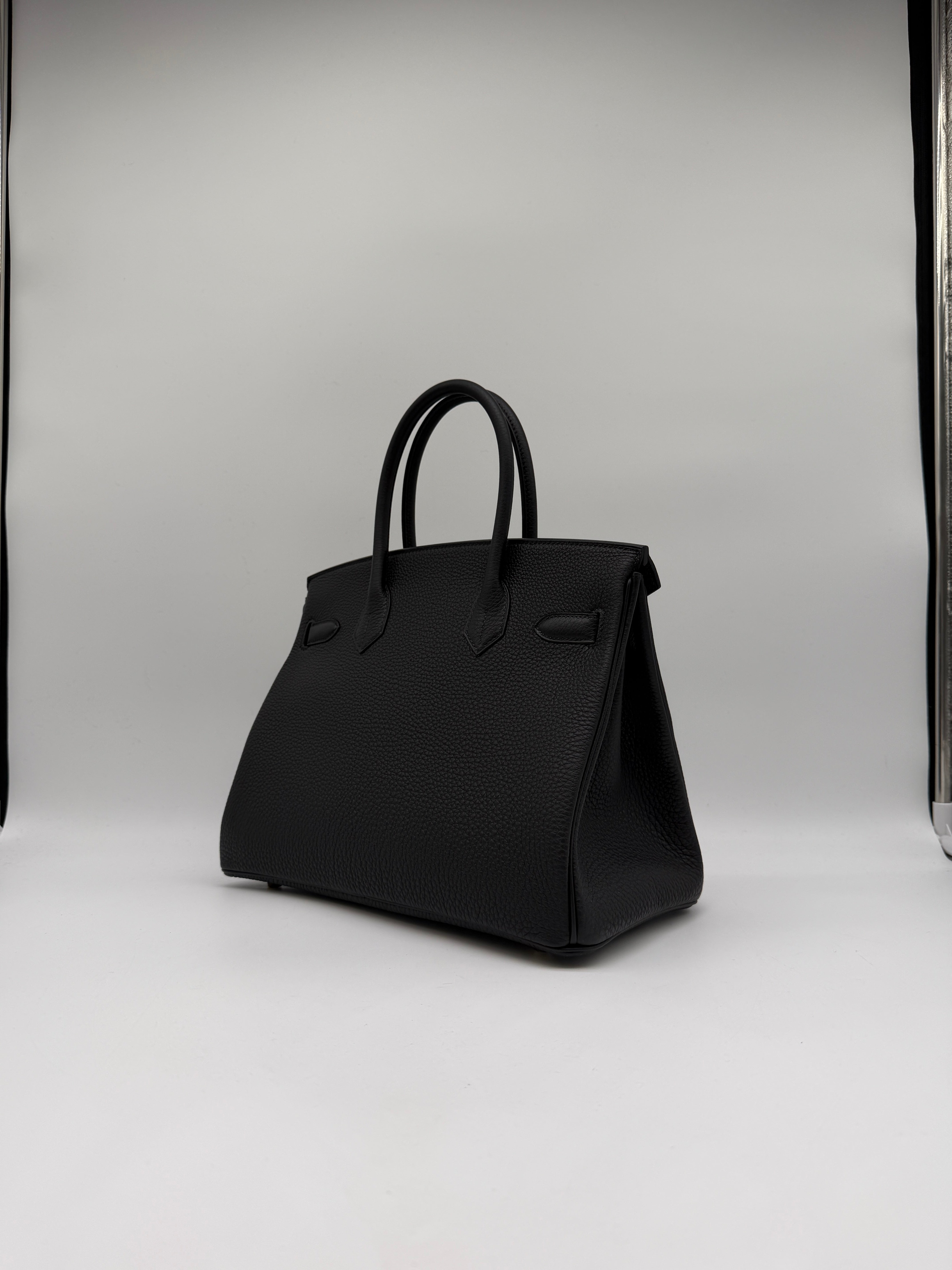 Hermès Birkin 30 Black Togo Gold Hardware